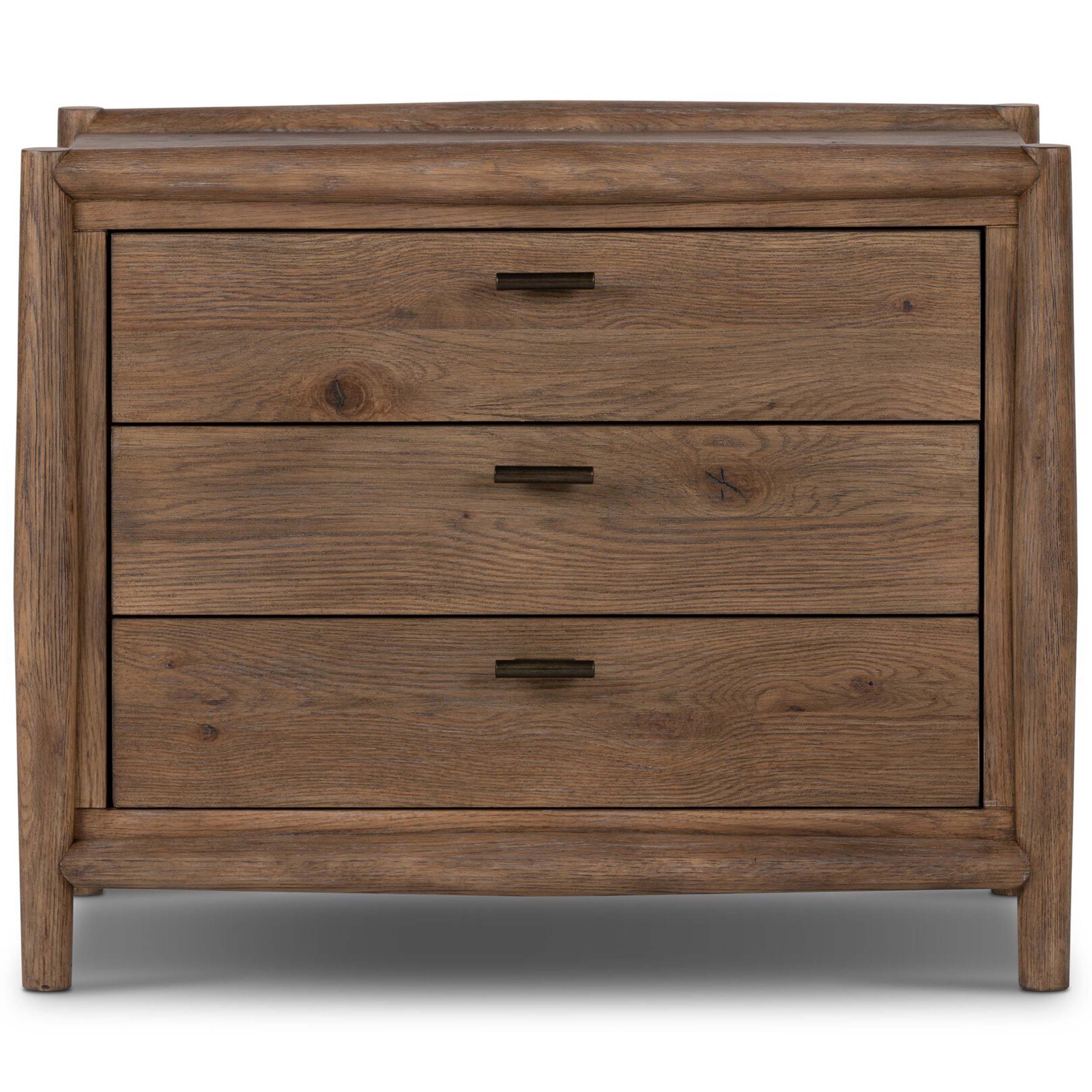 Glenview Nightstand, Weathered Oak Veneer