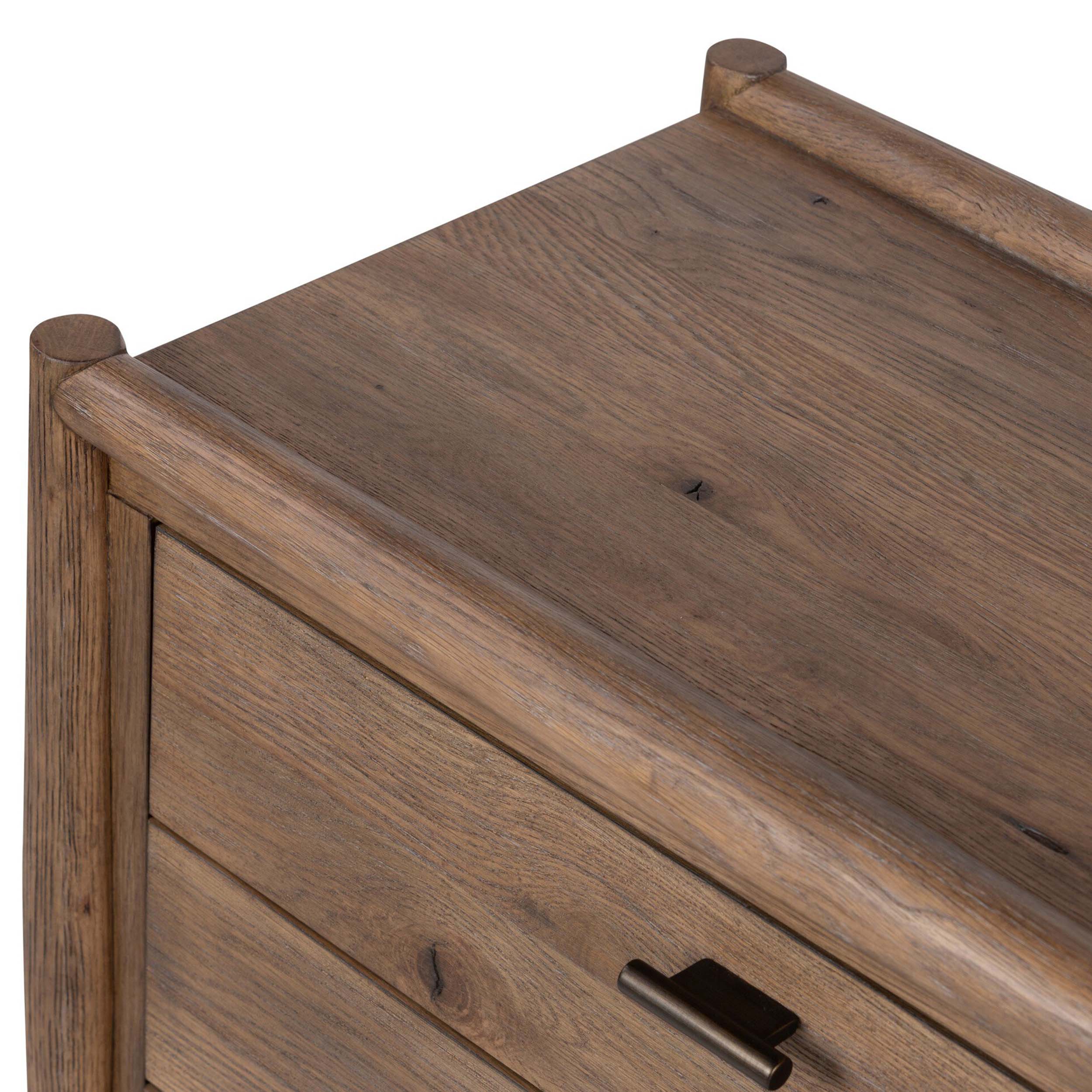 Glenview Nightstand, Weathered Oak Veneer