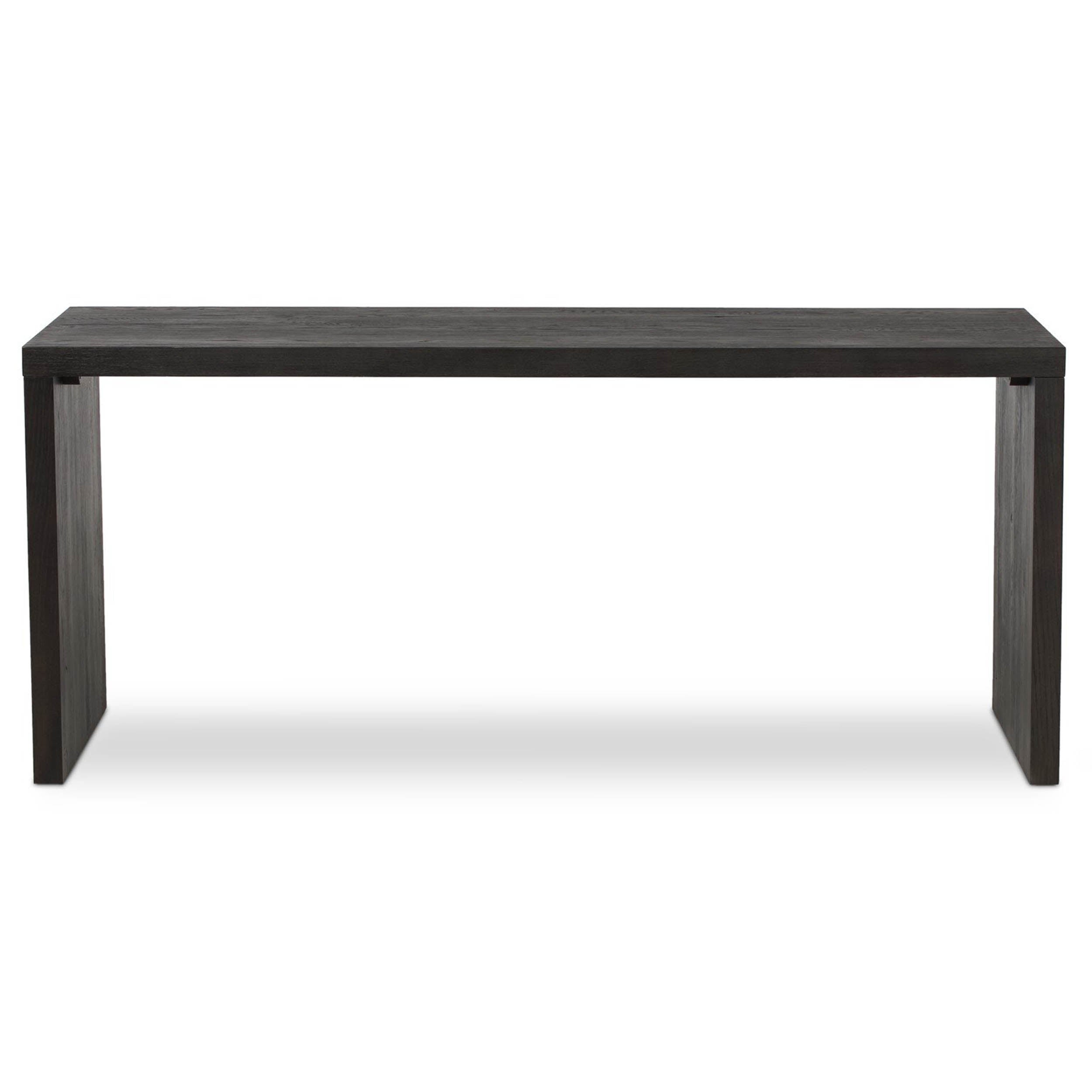 Posada Desk, Worn Black Oak Veneer