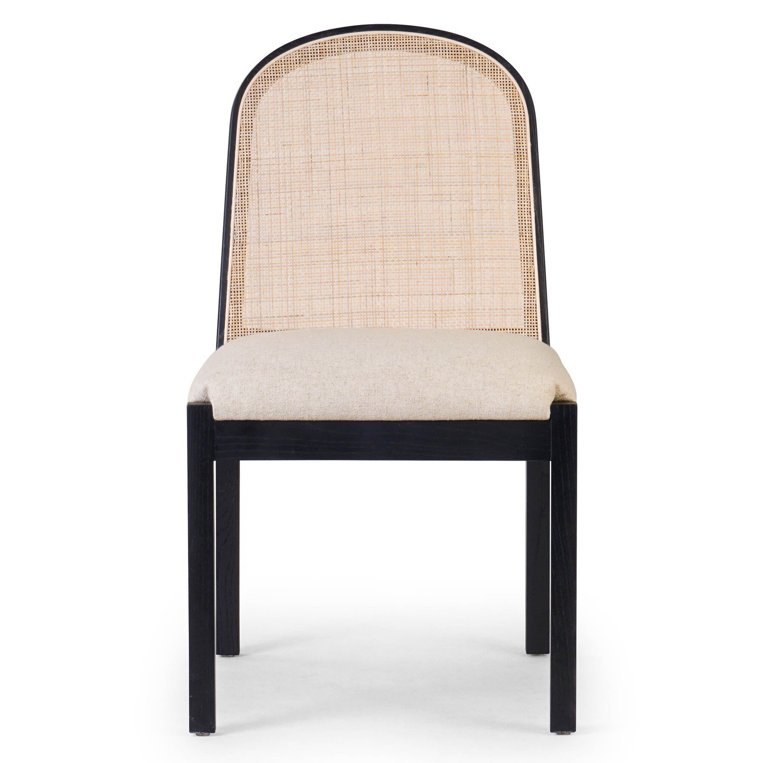 Esmee Dining Chair, Antwerp Natural, Brushed Ebony
