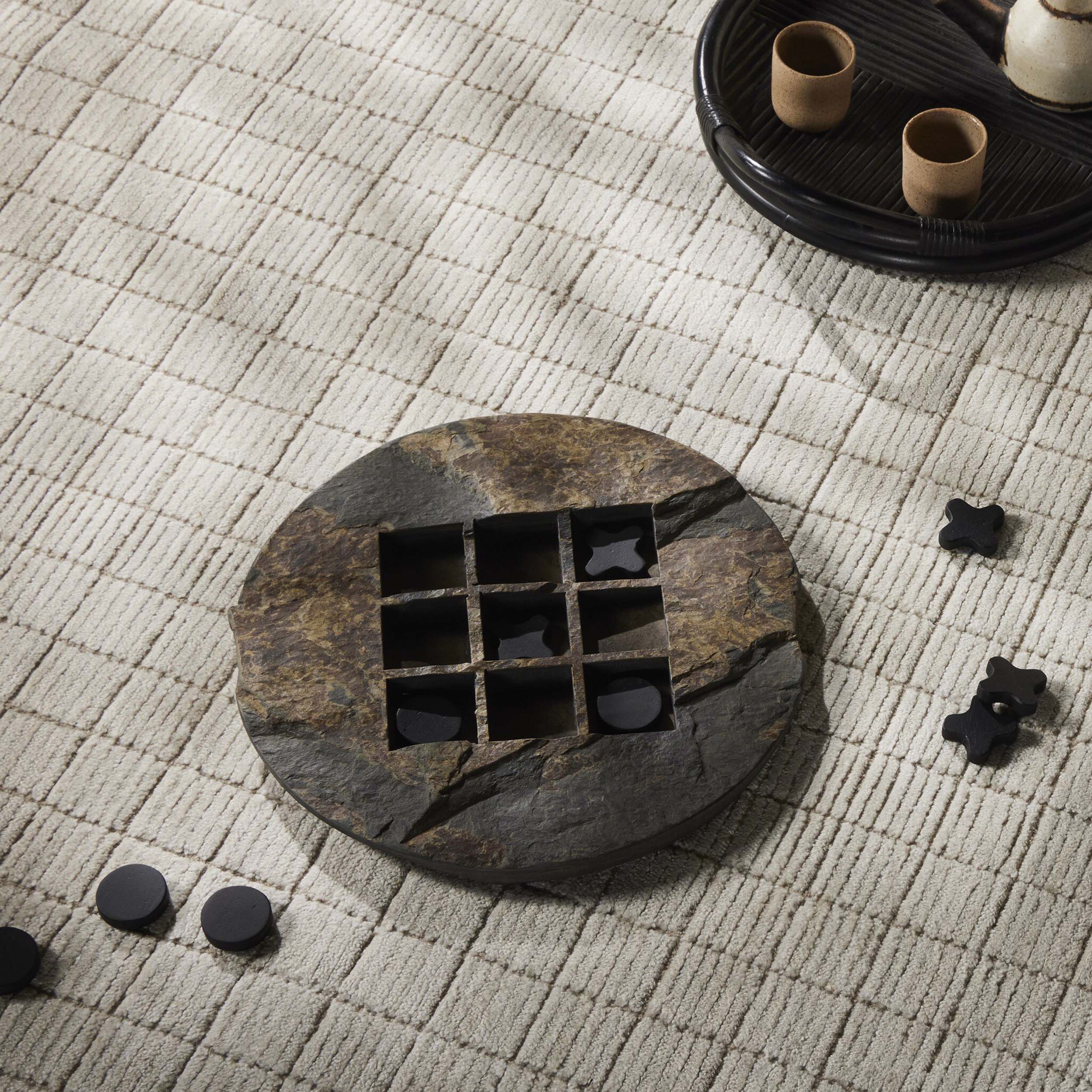Stone Tic Tac Toe, Grey Stone