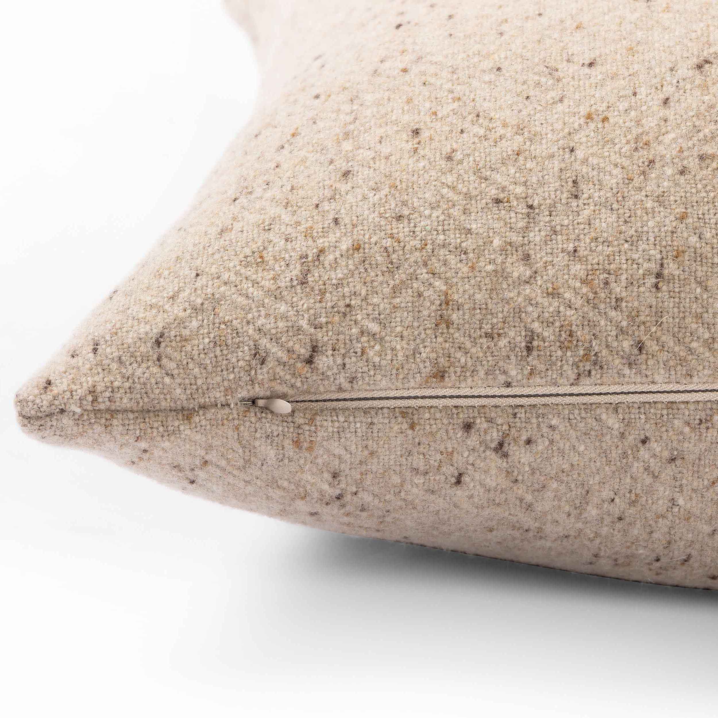 Stonewash Linen Pillow, Hasselt Taupe