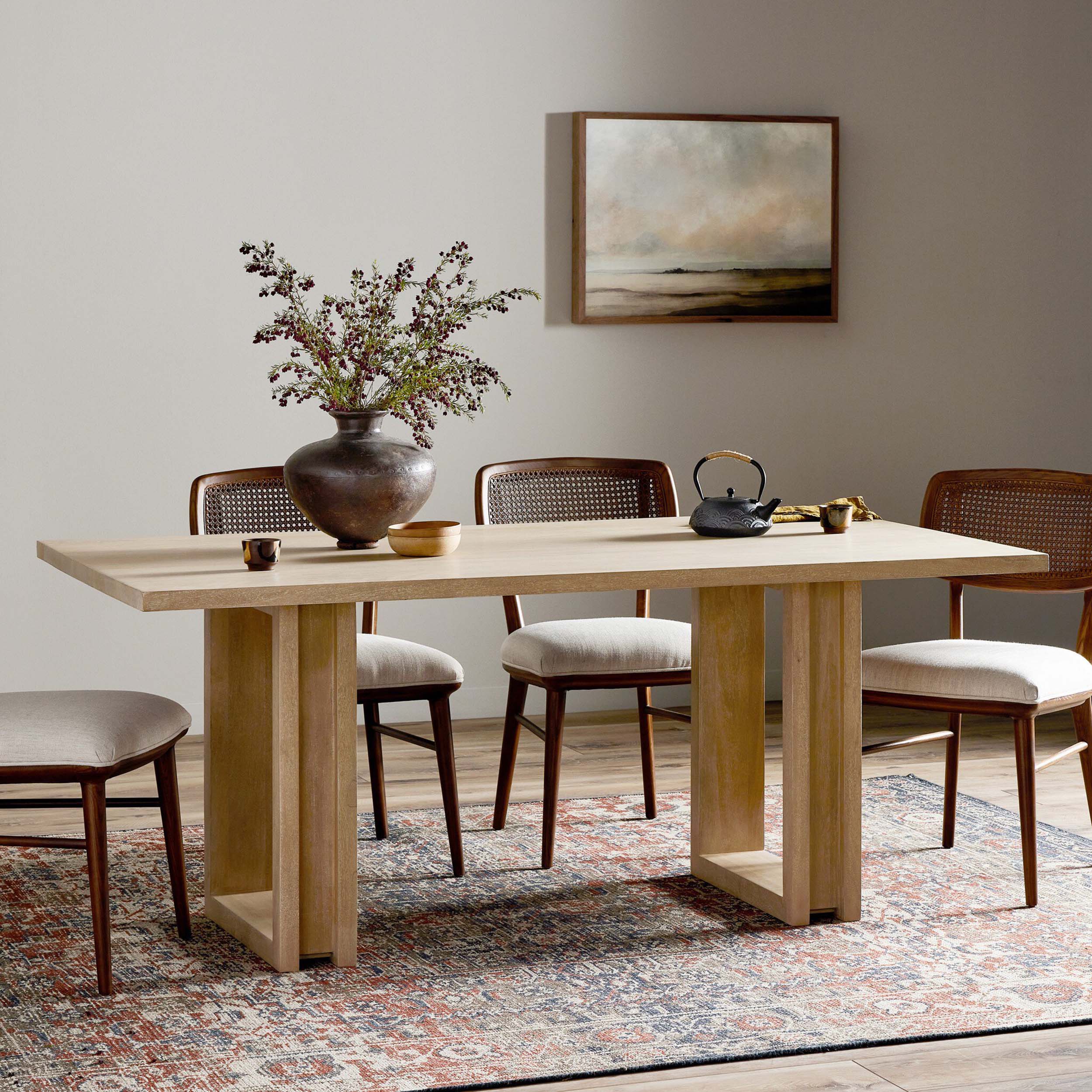 Carmel Dining Table, Natural Mango