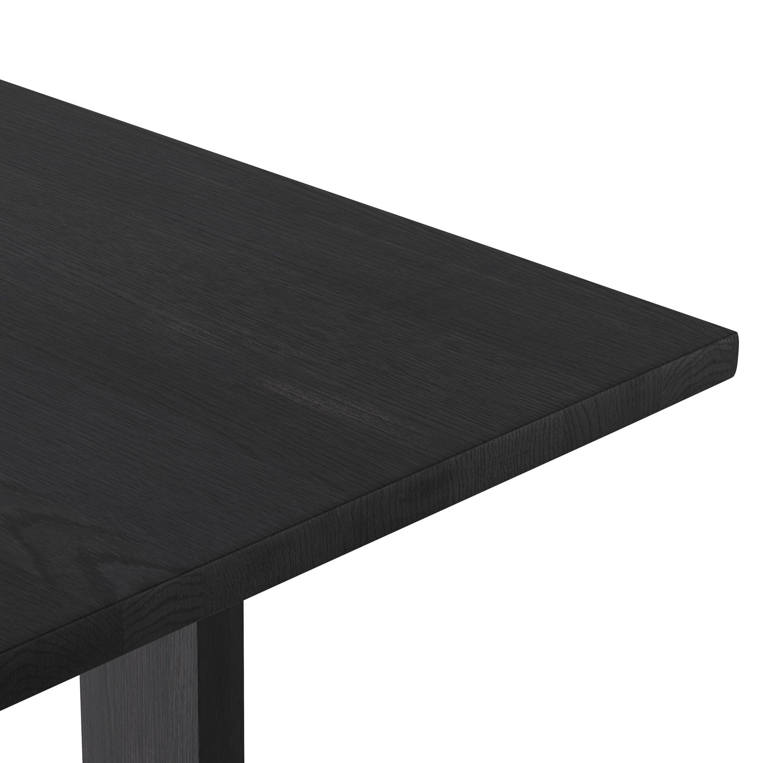 Carmel Dining Table, Black Wash