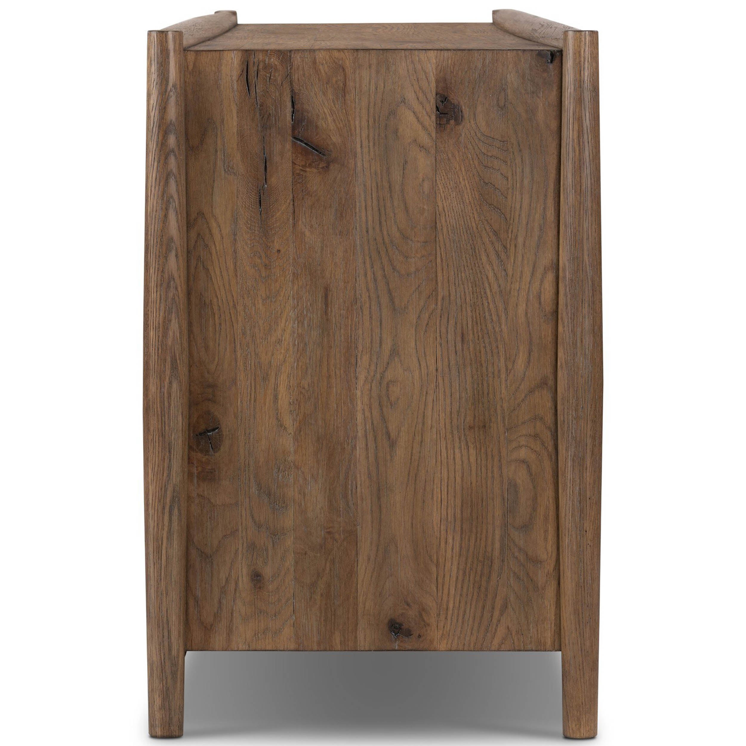 Glenview 9 Drawer Dresser, Weathered Oak Veneer