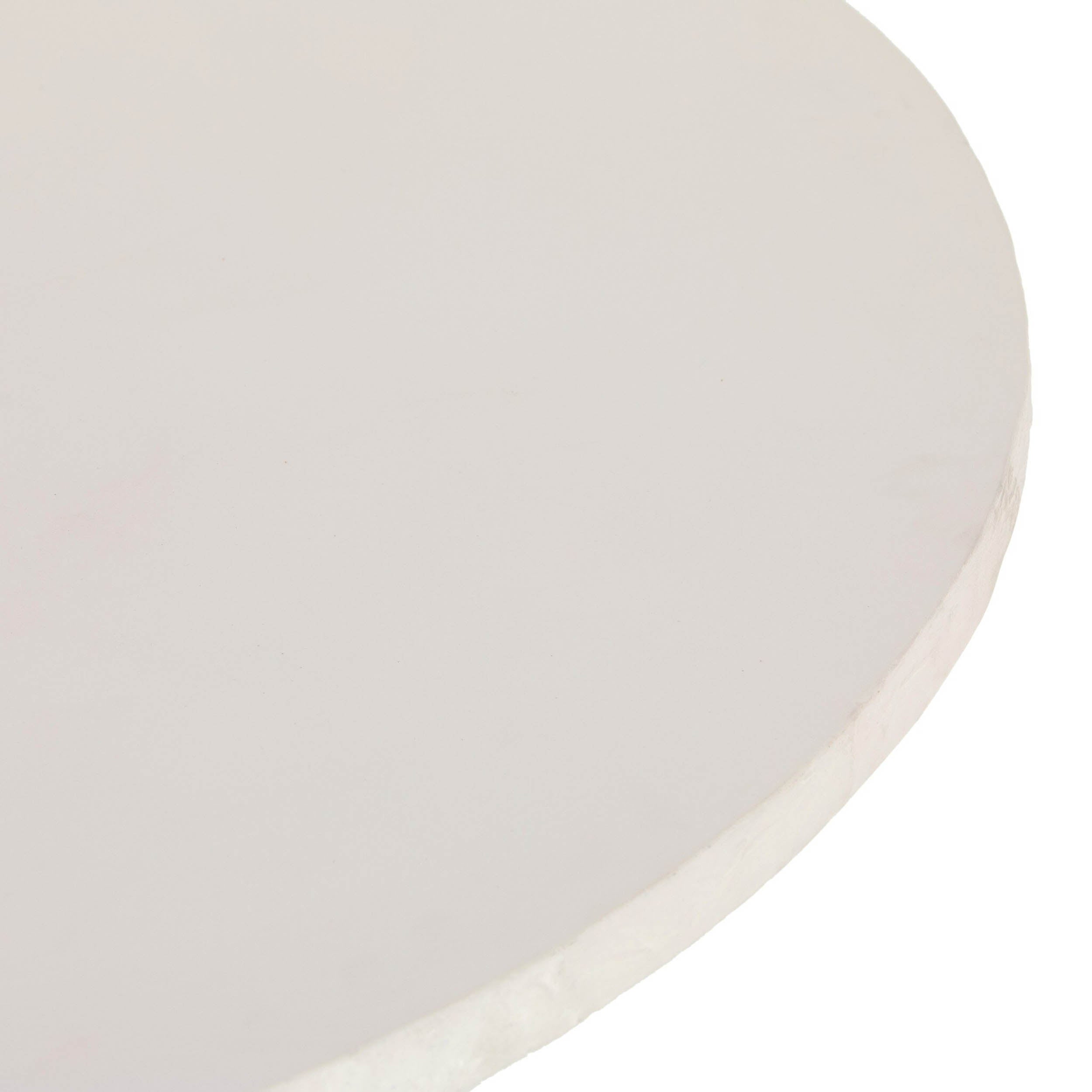 Parra Round Dining Table, White Concrete