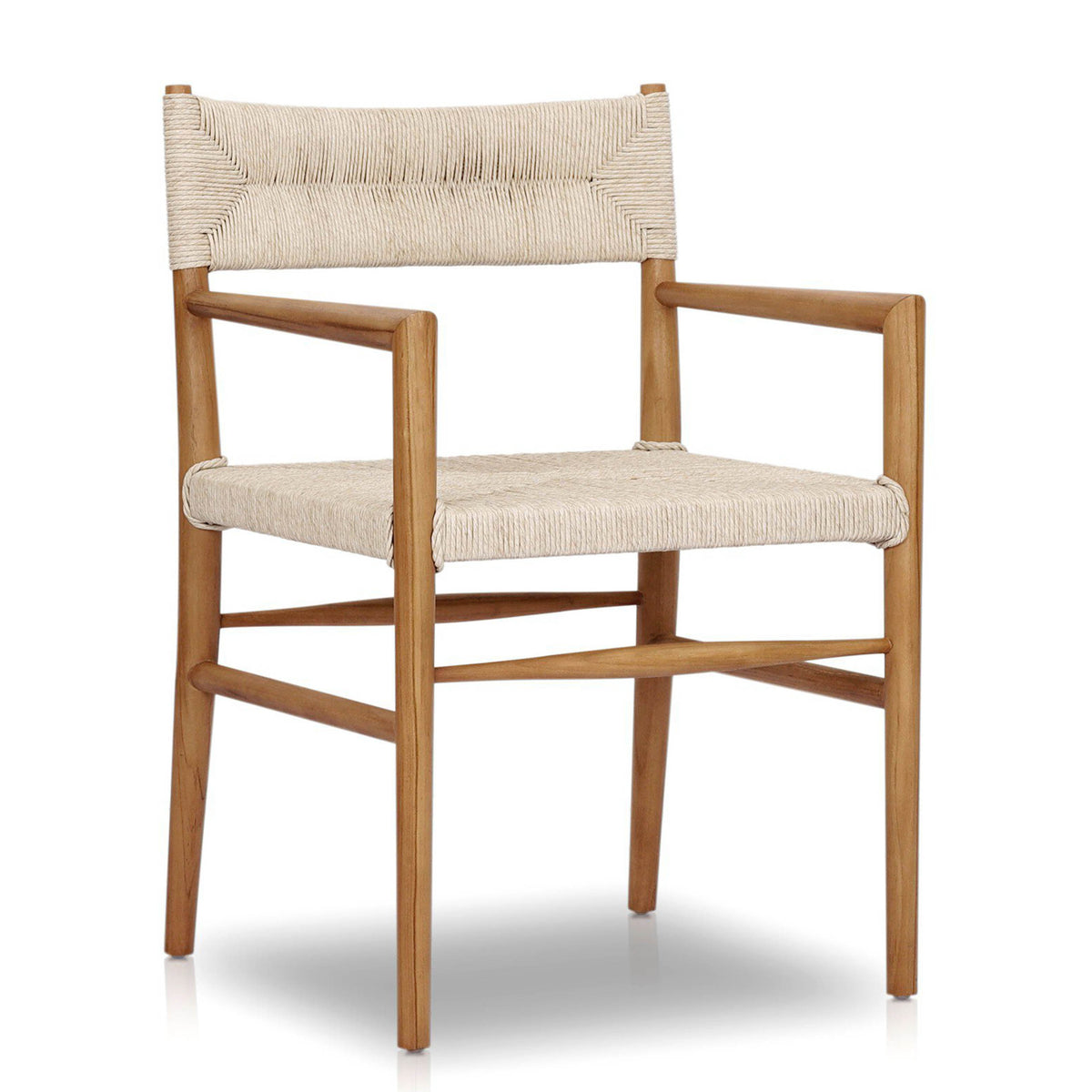 Lomas Outdoor Dining Armchair, Vintage White, Set of 2