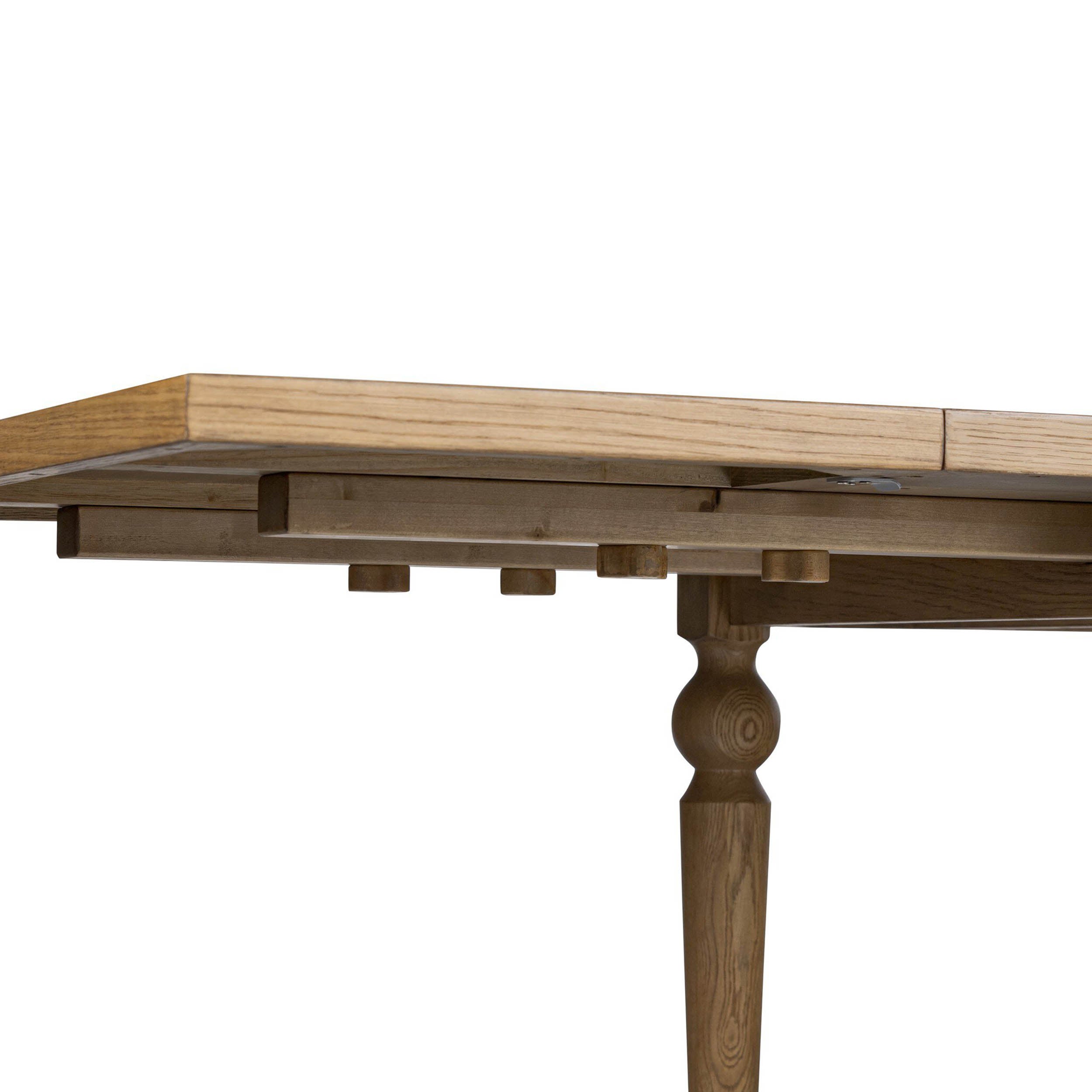 Blinn Extension Dining Table, Worn Oak Veneer