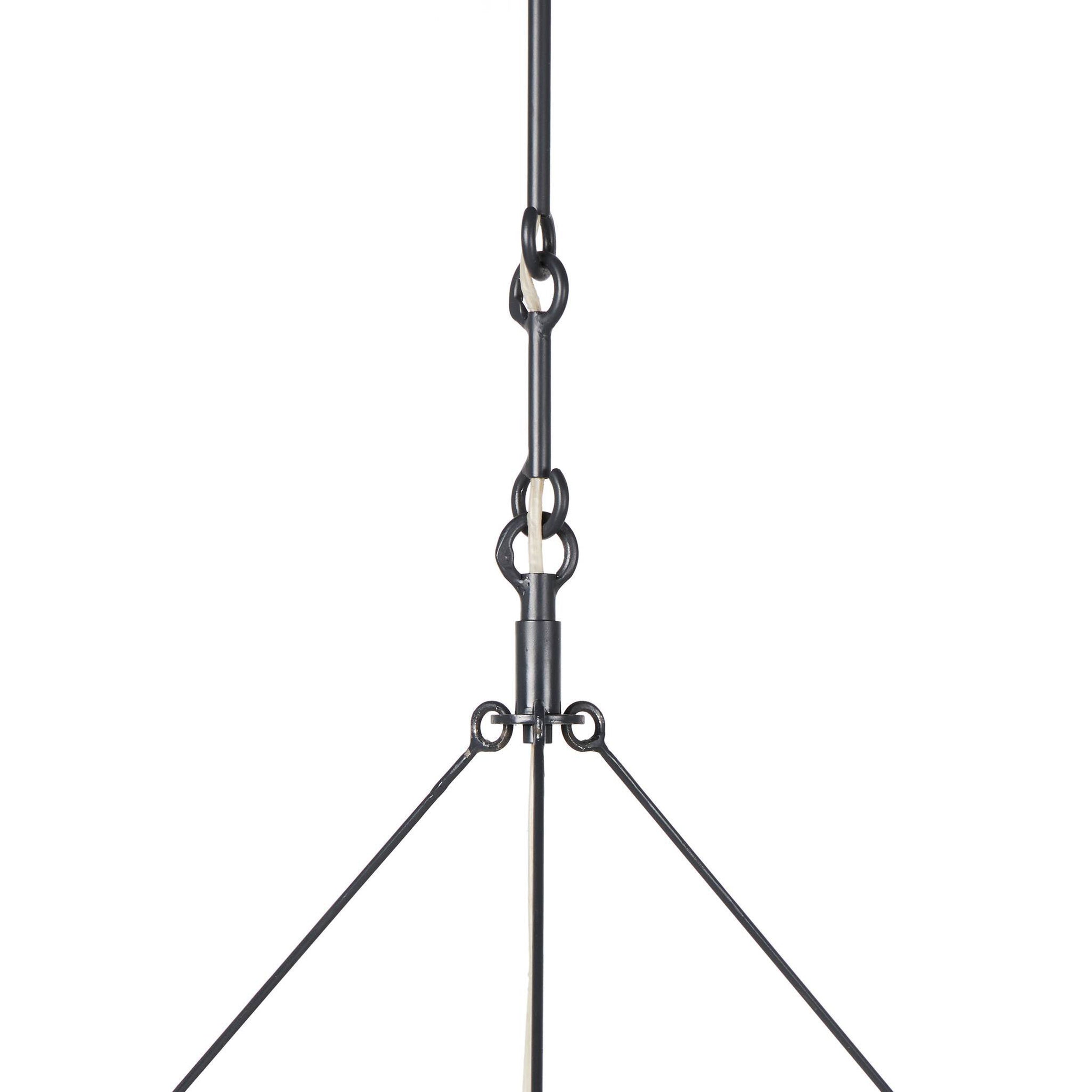 Meredith Large Chandelier, Antiqued Iron