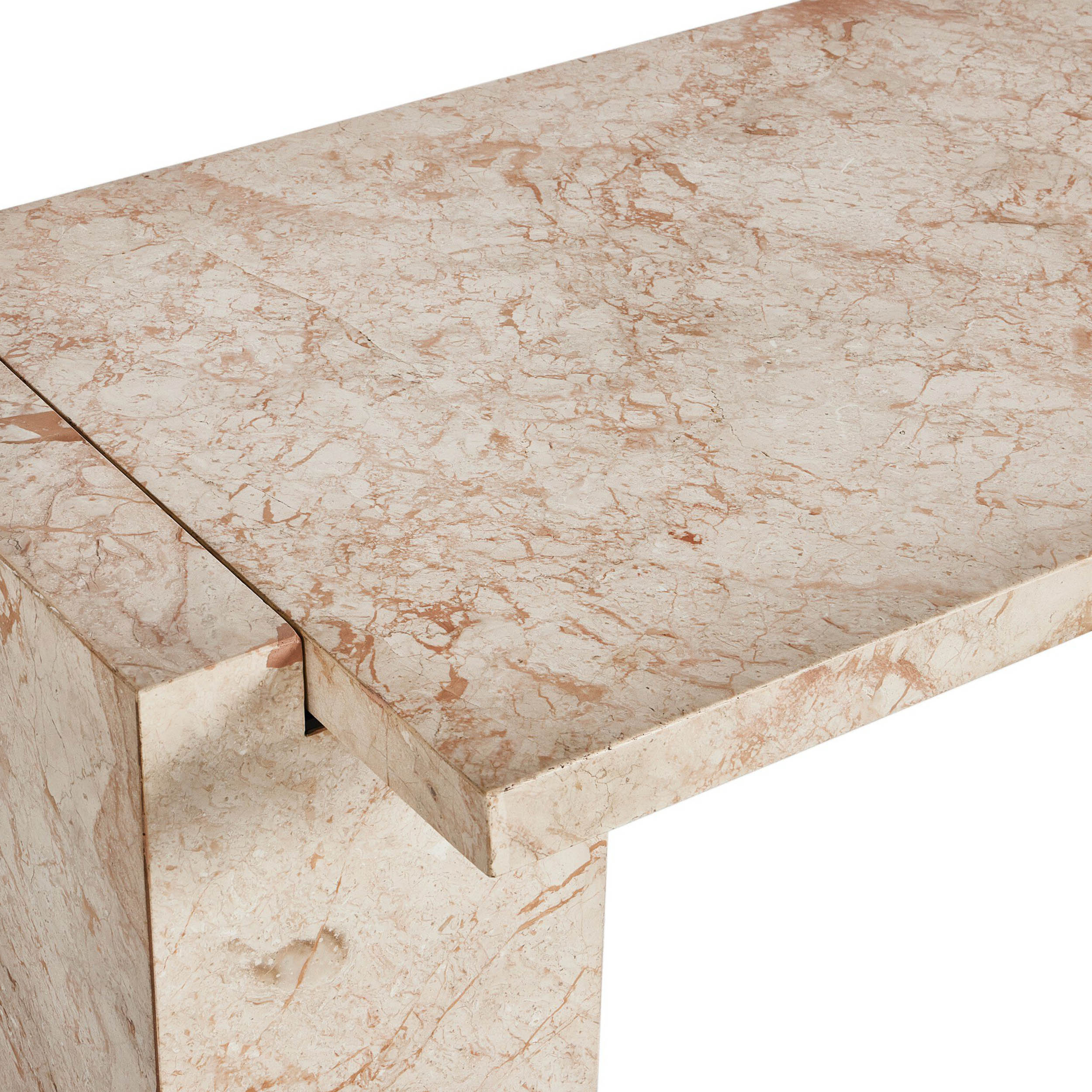 Romano Console Table, Desert Taupe Marble