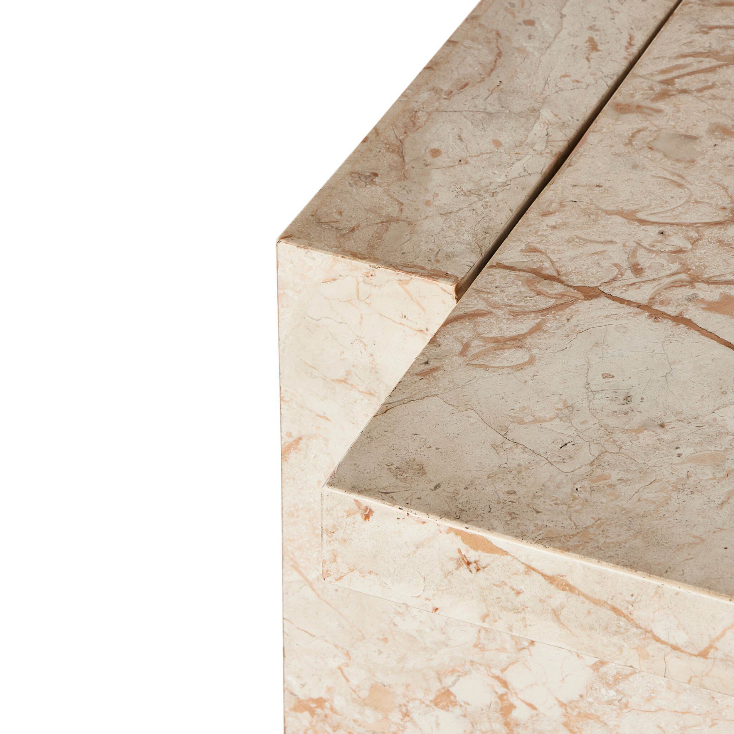 Romano Console Table, Desert Taupe Marble