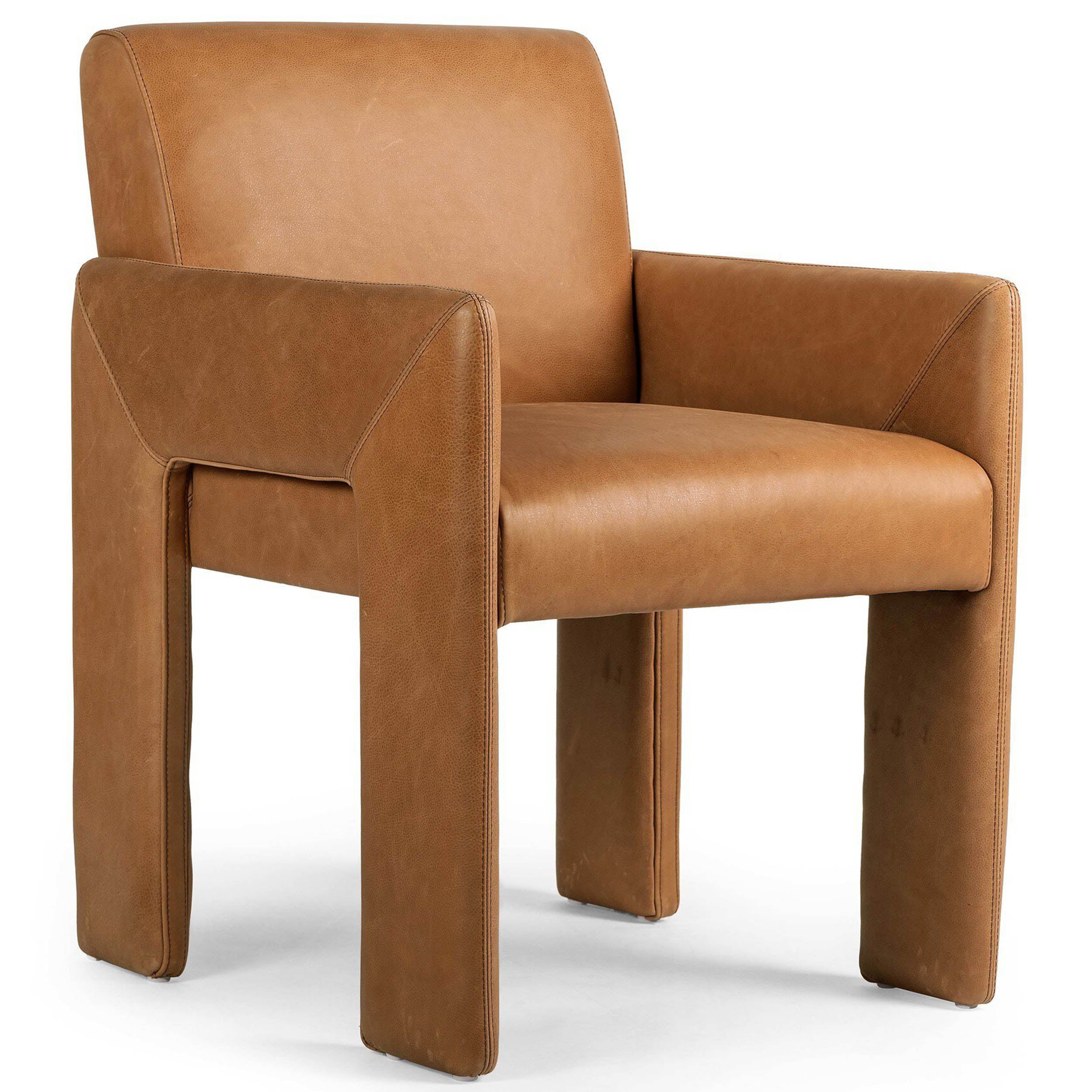 Amur Dining Armchair, Palermo Cognac