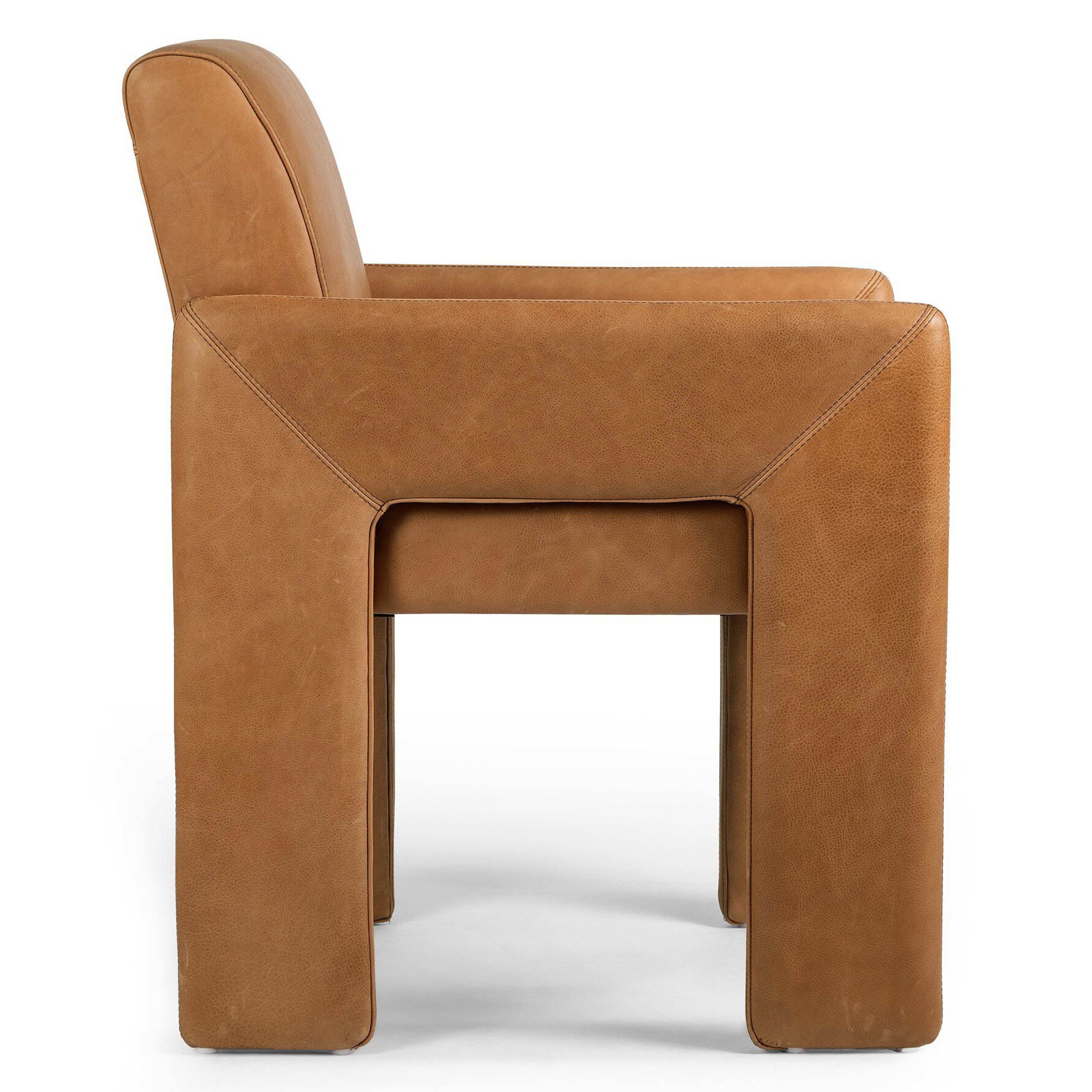 Amur Dining Armchair, Palermo Cognac