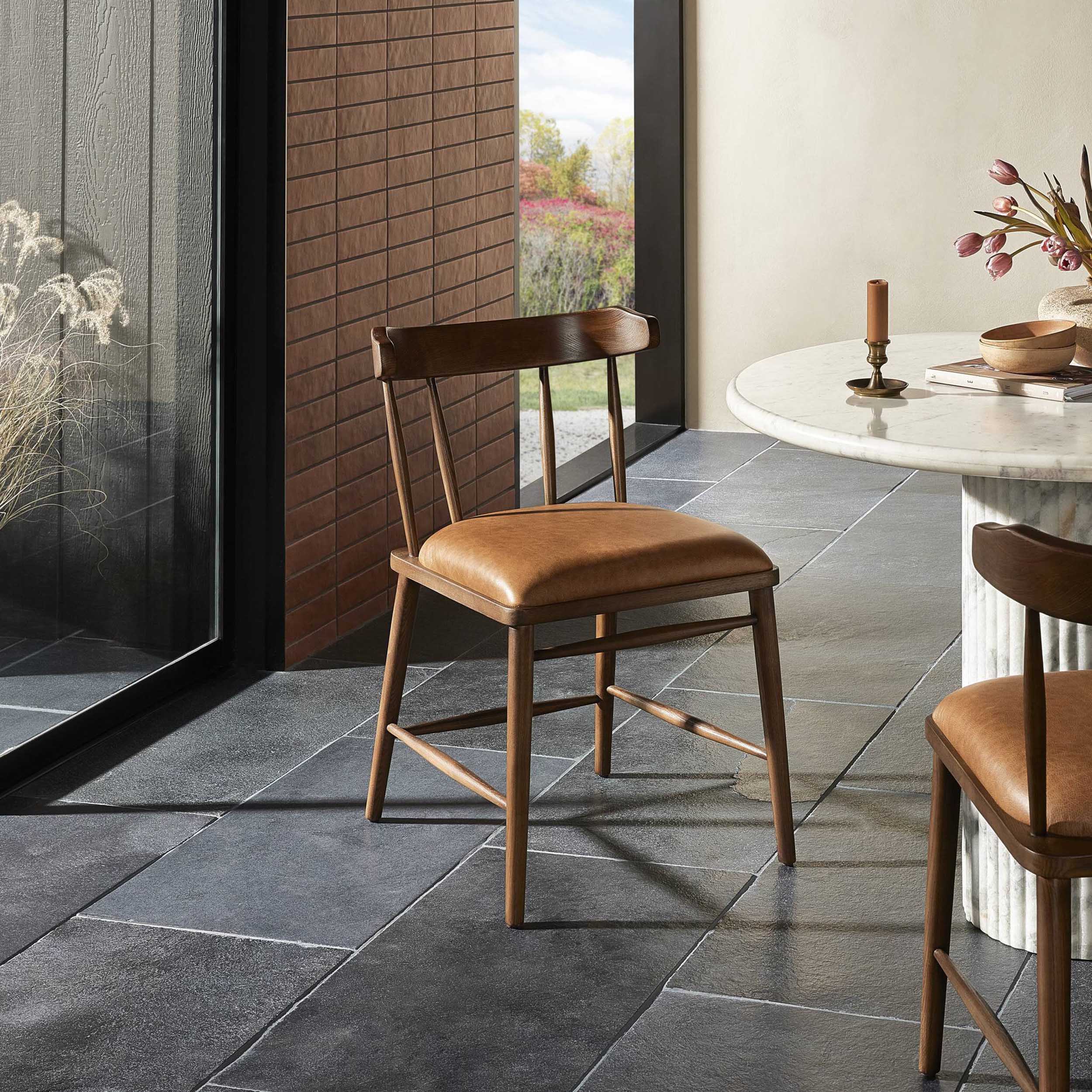 Colter Dining Chair, Chaps Saddle