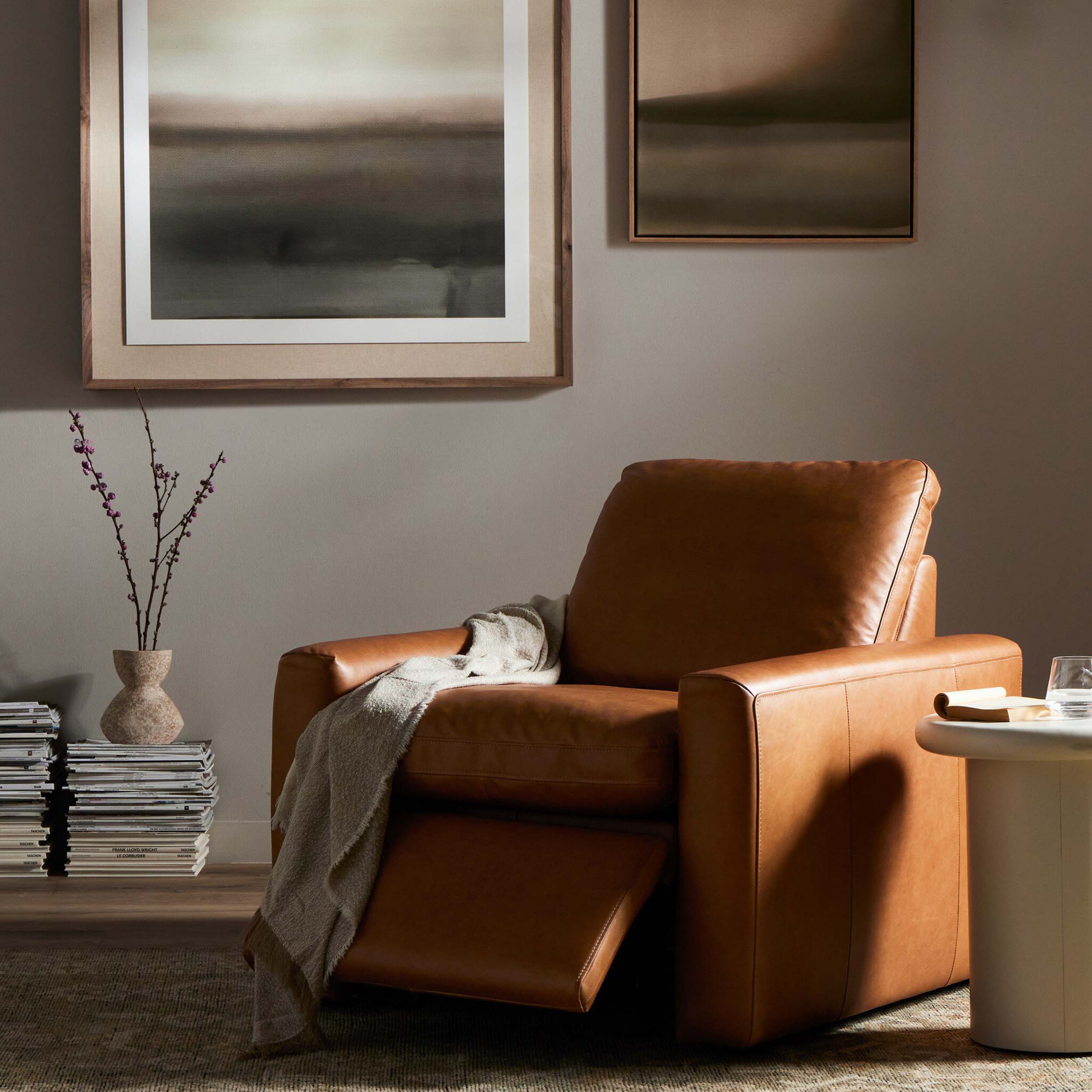 Tillery Power Recliner Accent Chair, Sonoma Butterscotch
