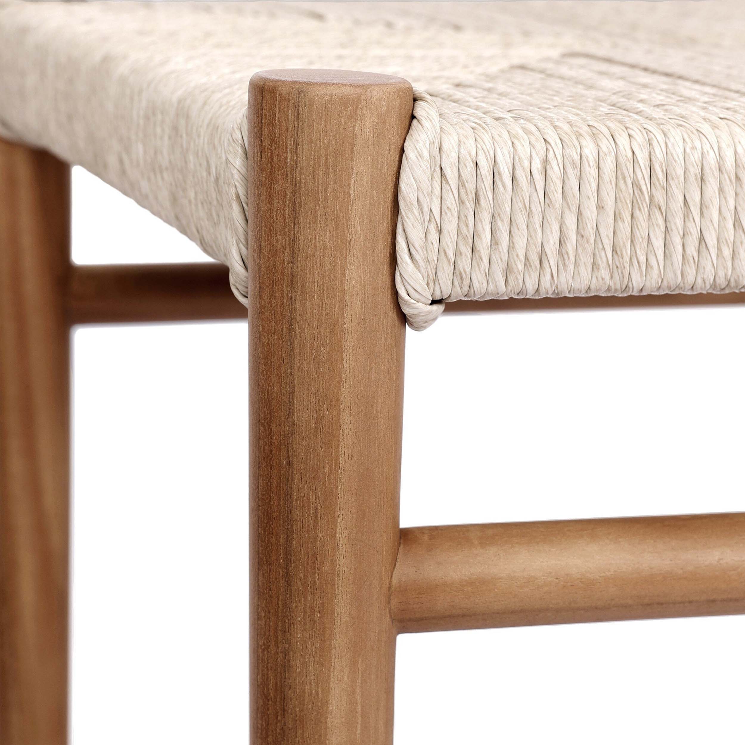 Lomas Bar + Counter Outdoor Stool, Vintage White