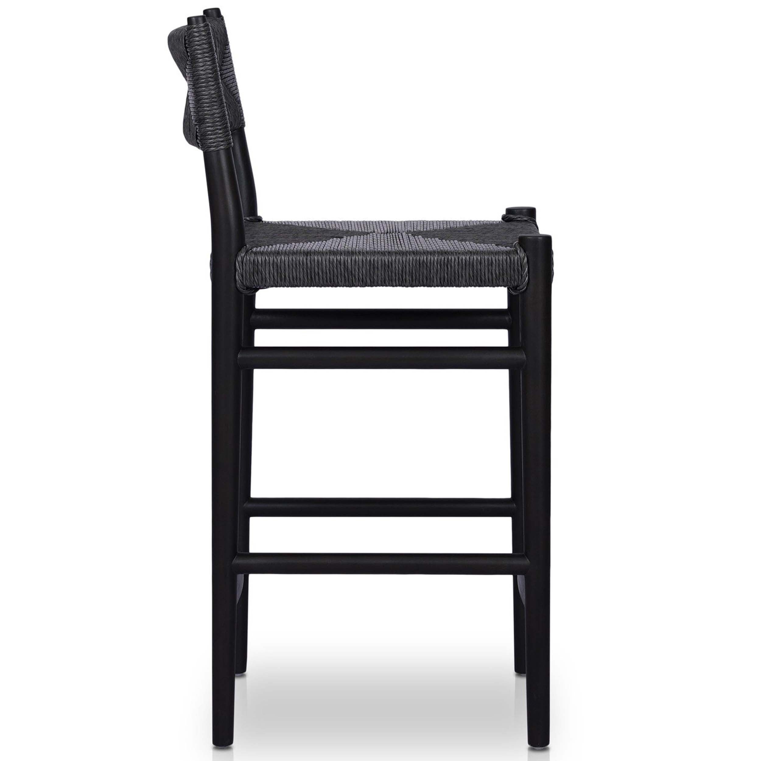 Lomas Bar + Counter Outdoor Stool, Vintage Coal