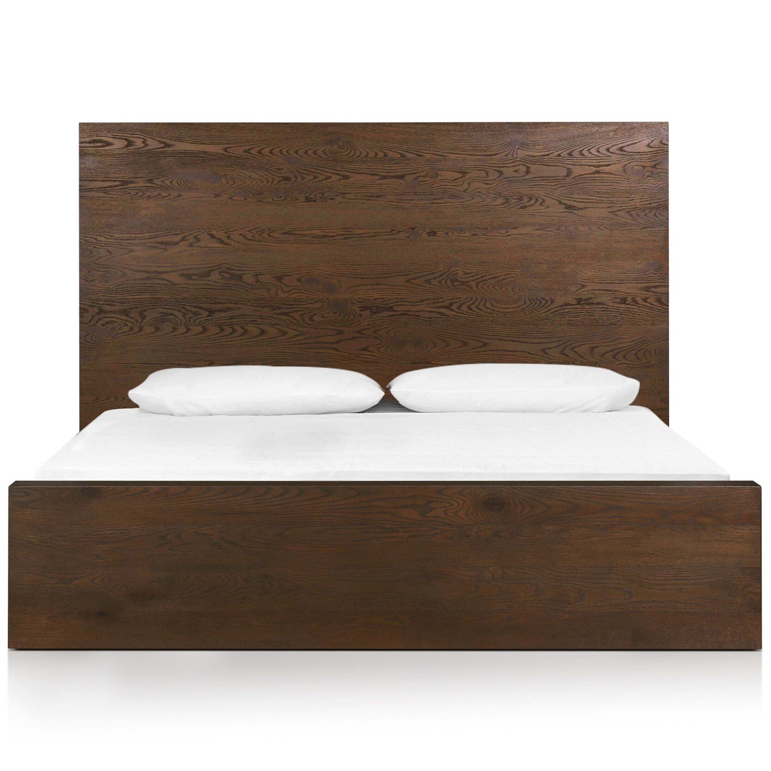 Torrington Bed, Umber Oak Resawn