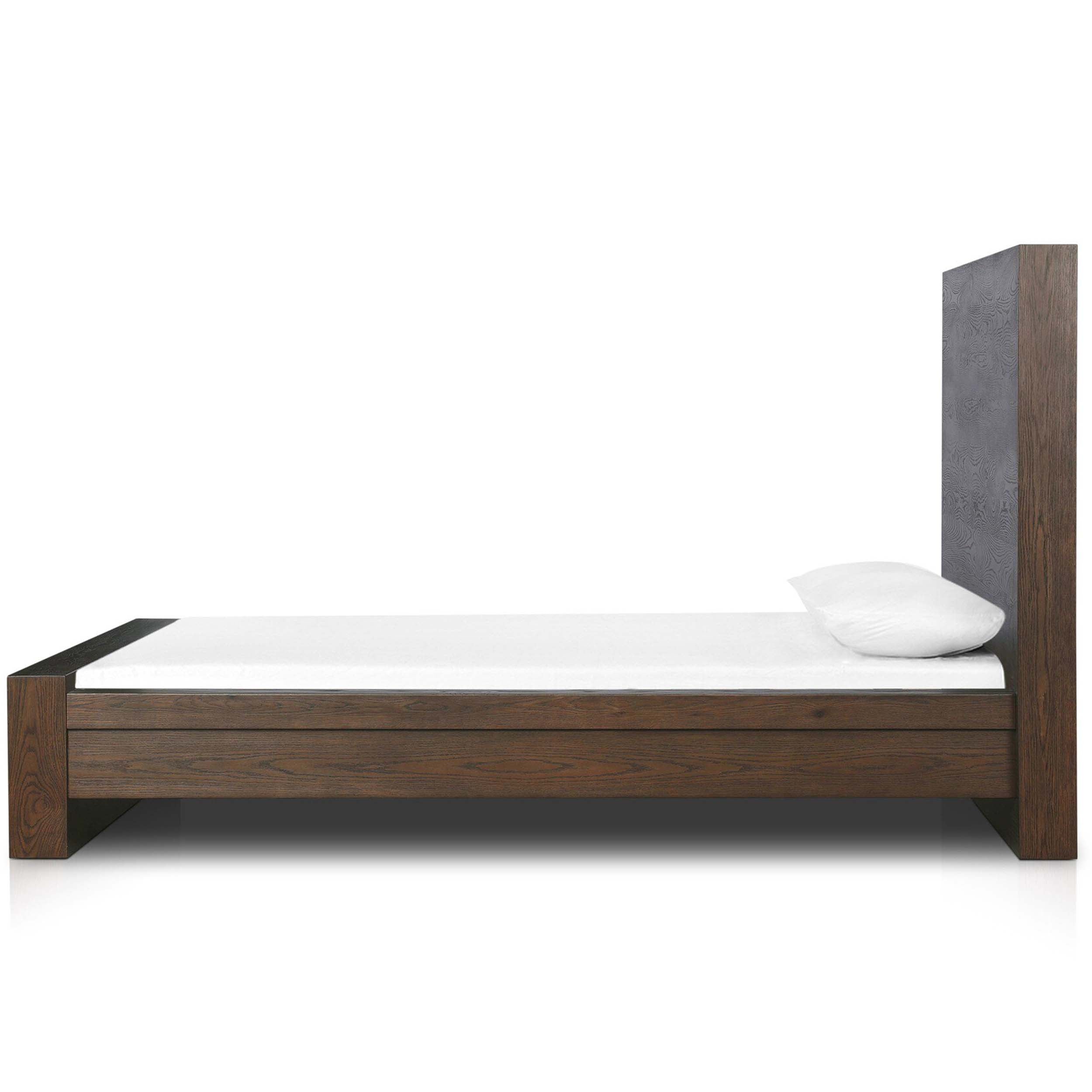 Torrington Bed, Umber Oak Resawn