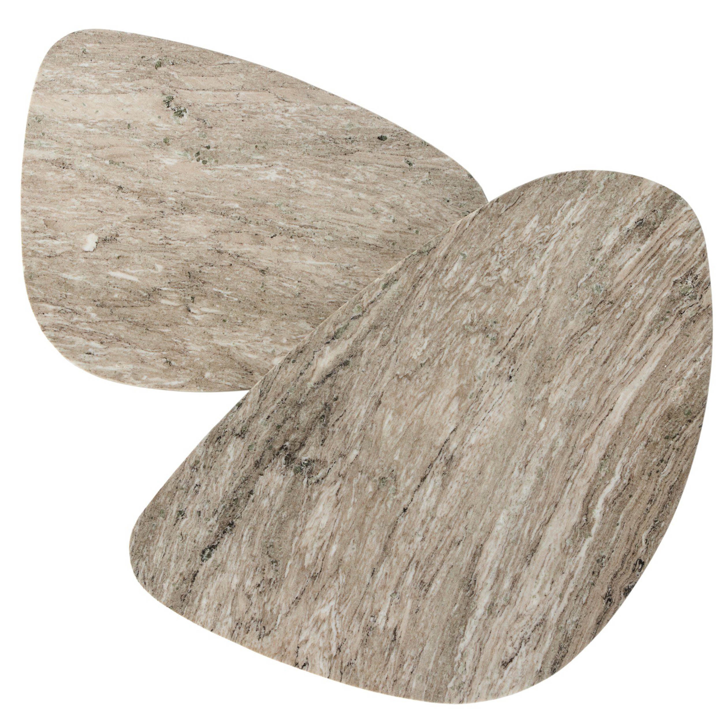 Zion Nesting Coffee Tables, Antique White Marble