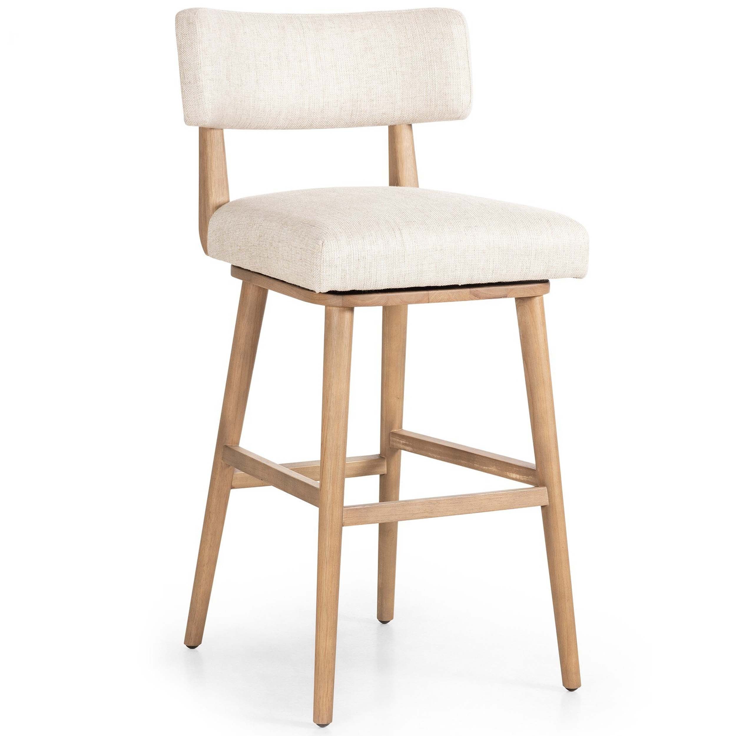Cardell Swivel Bar + Counter Stool, Essence Natural