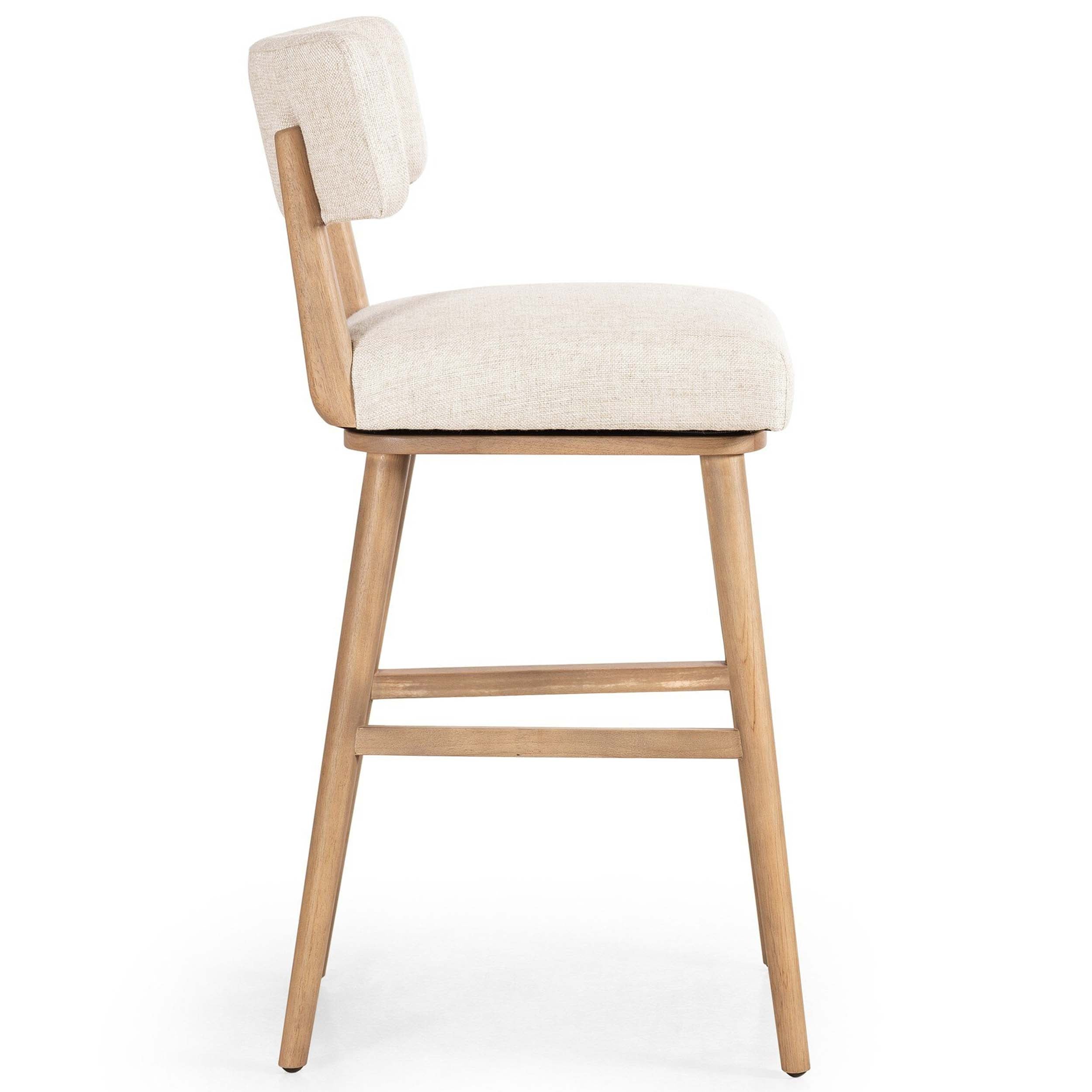 Cardell Swivel Bar + Counter Stool, Essence Natural