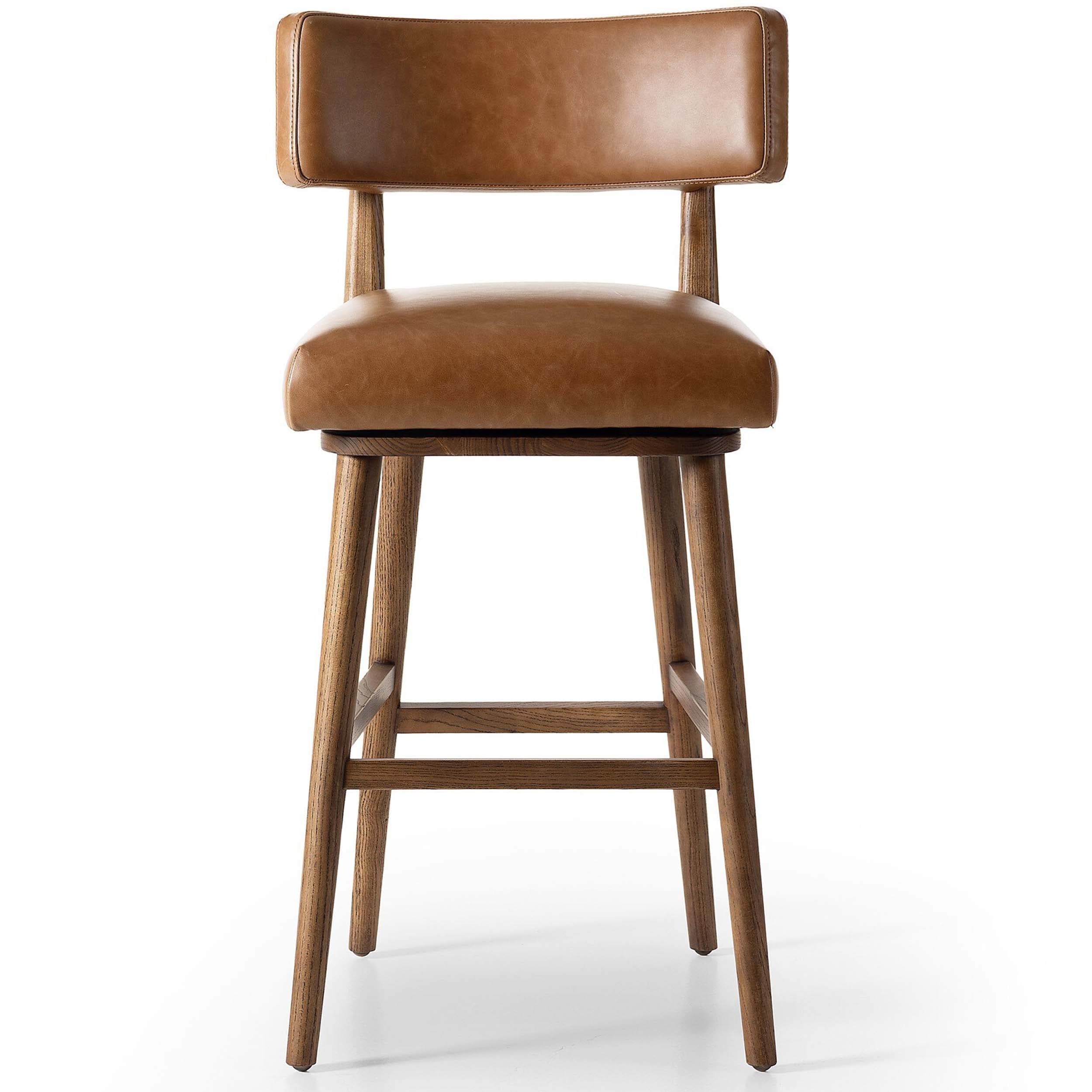 Cardell Swivel Bar + Counter Stool, Sonoma Chestnut