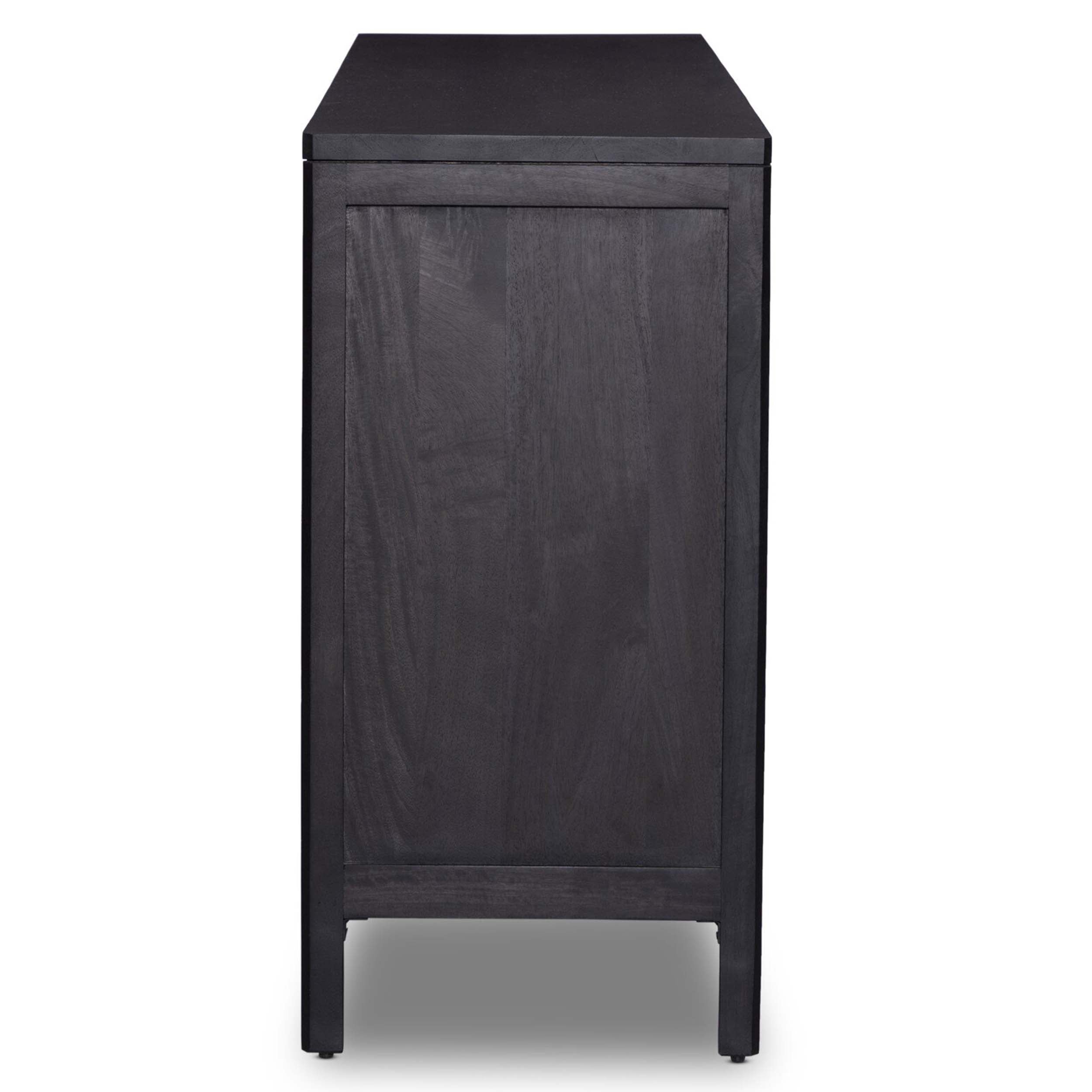 Sydney 9 Drawer Dresser, Natural Cane/Black Wash