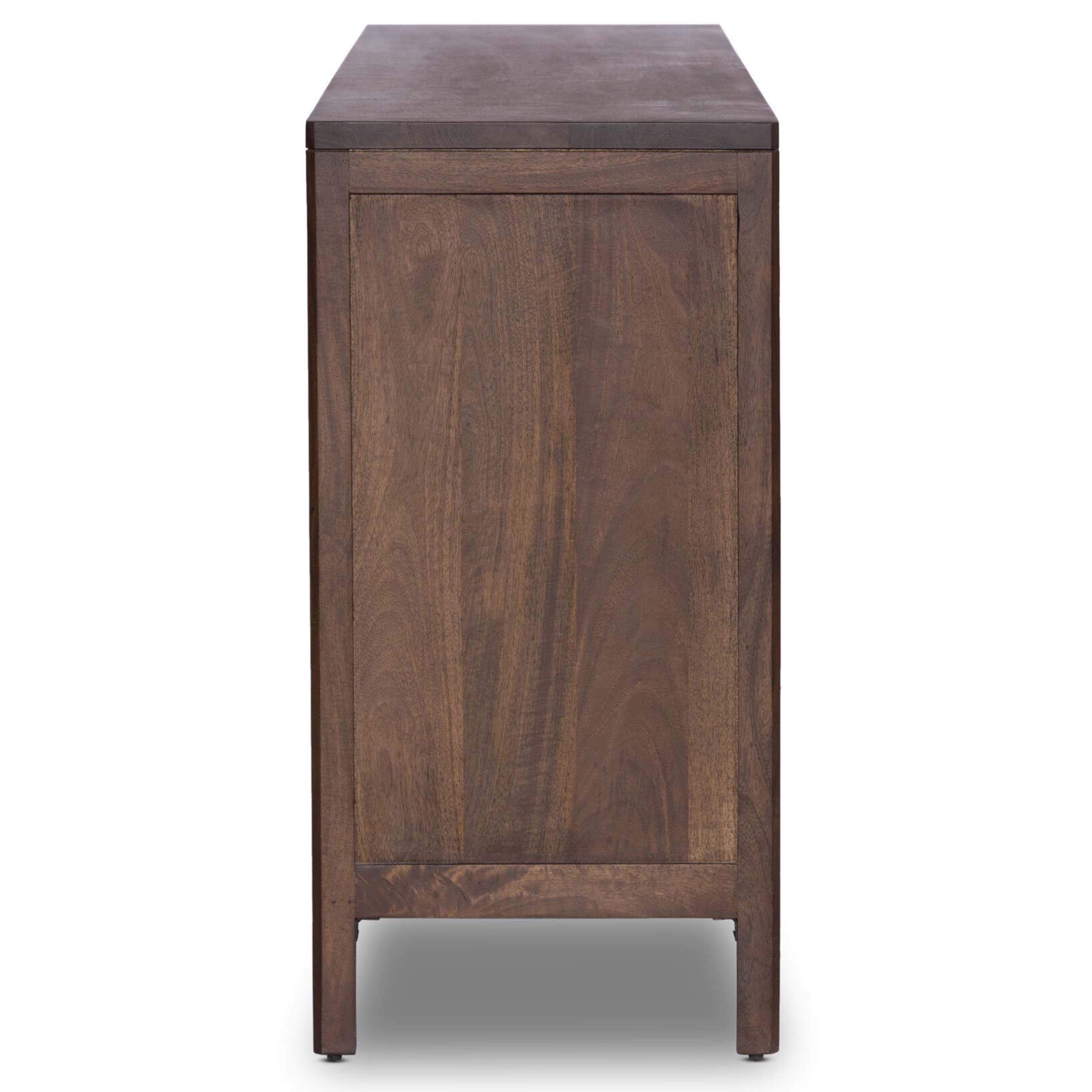 Sydney 9 Drawer Dresser, Brown Cane