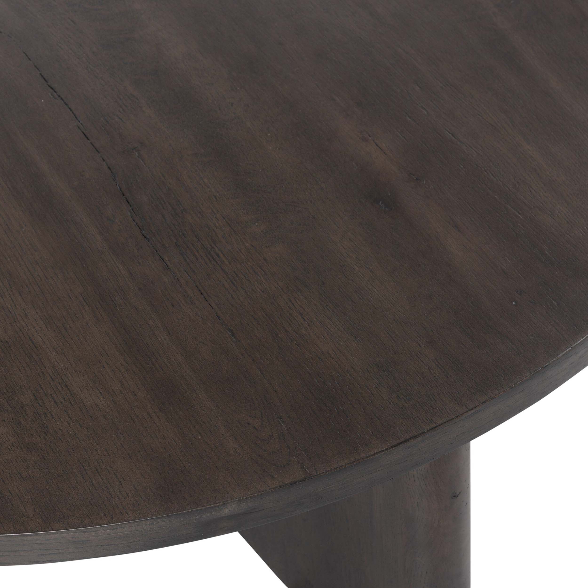 Toli Coffee Table, Smoked Black Veneer