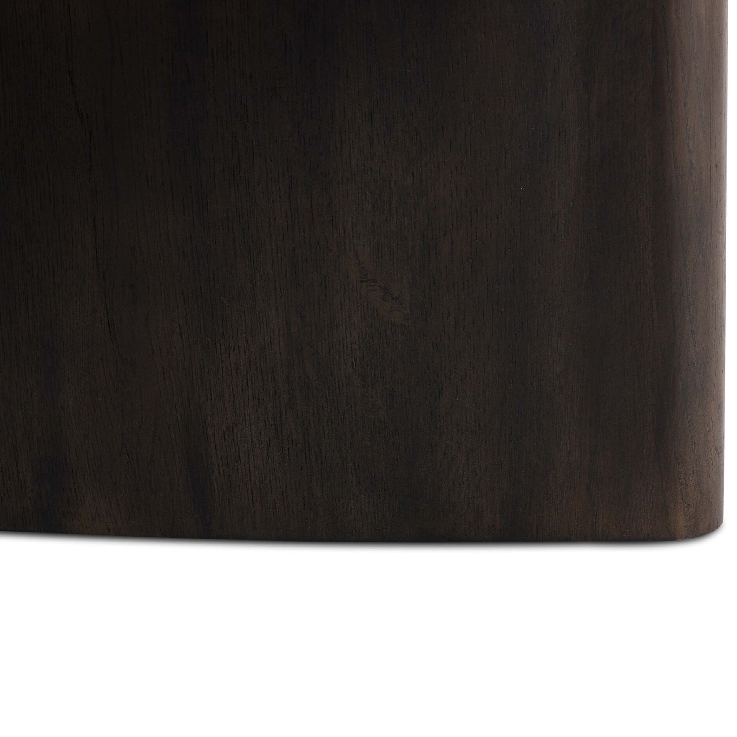 Toli Coffee Table, Smoked Black Veneer