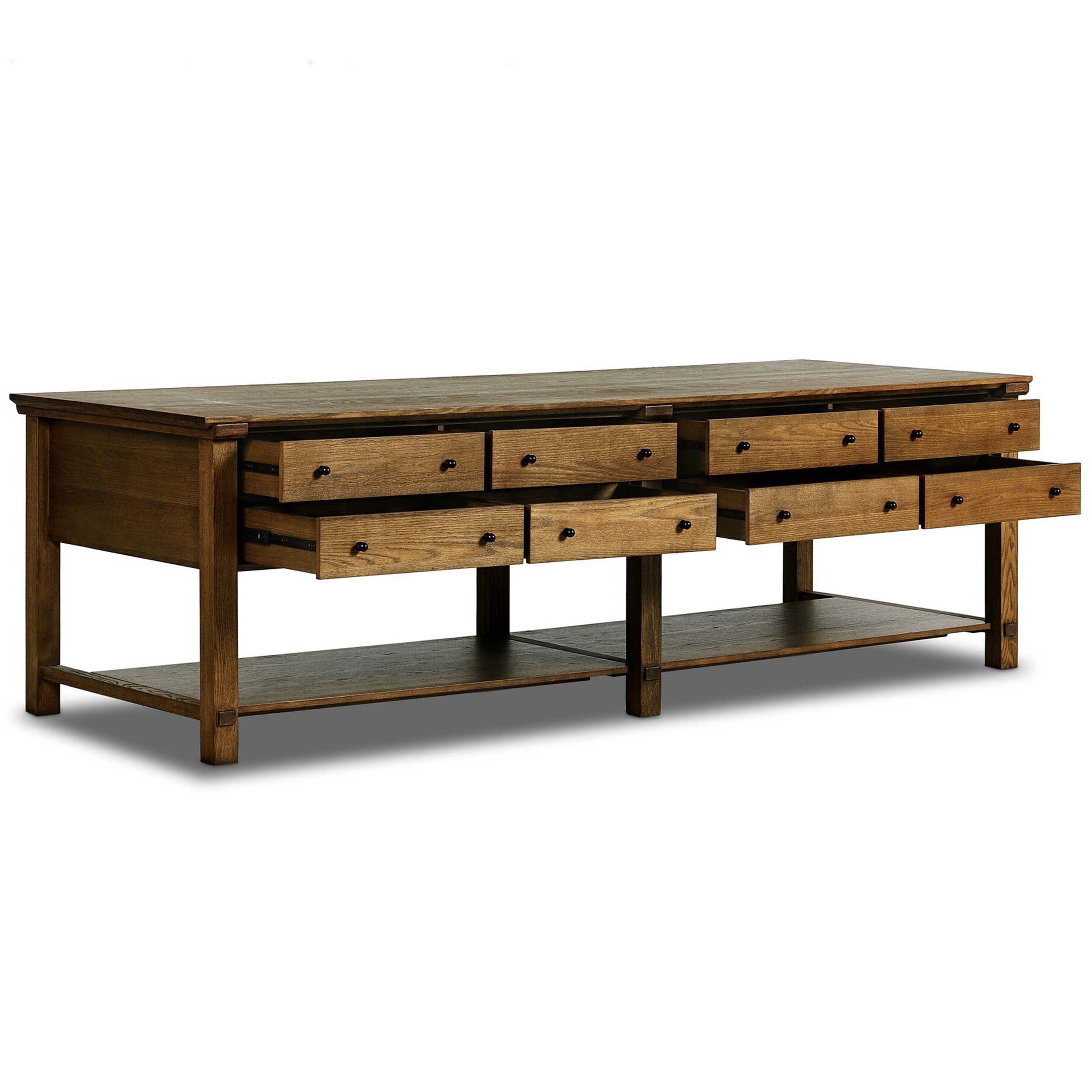 Gardendale Kitchen Island, Tan Oak Veneer