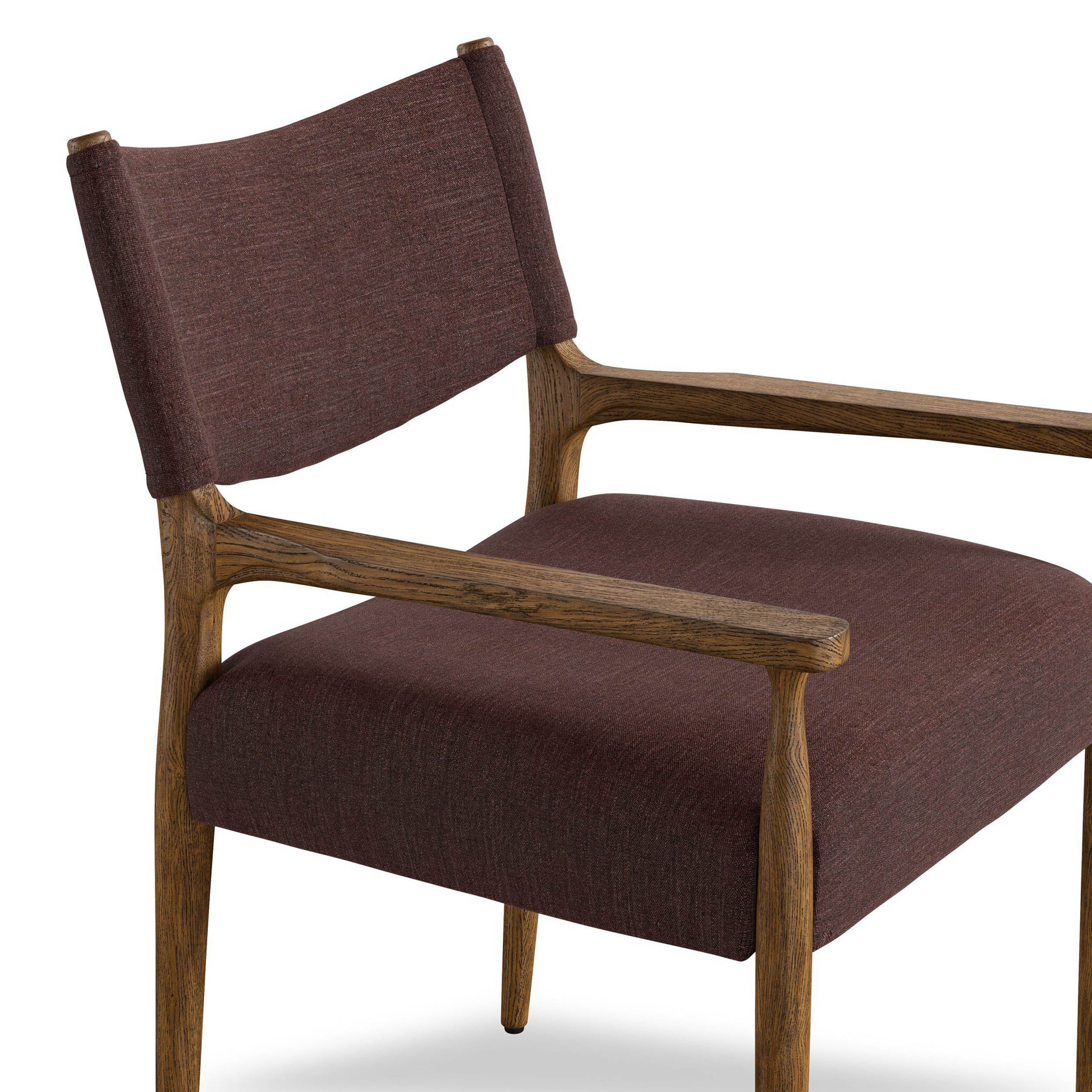 Jayla Dining Armchair, Laughlin Plum