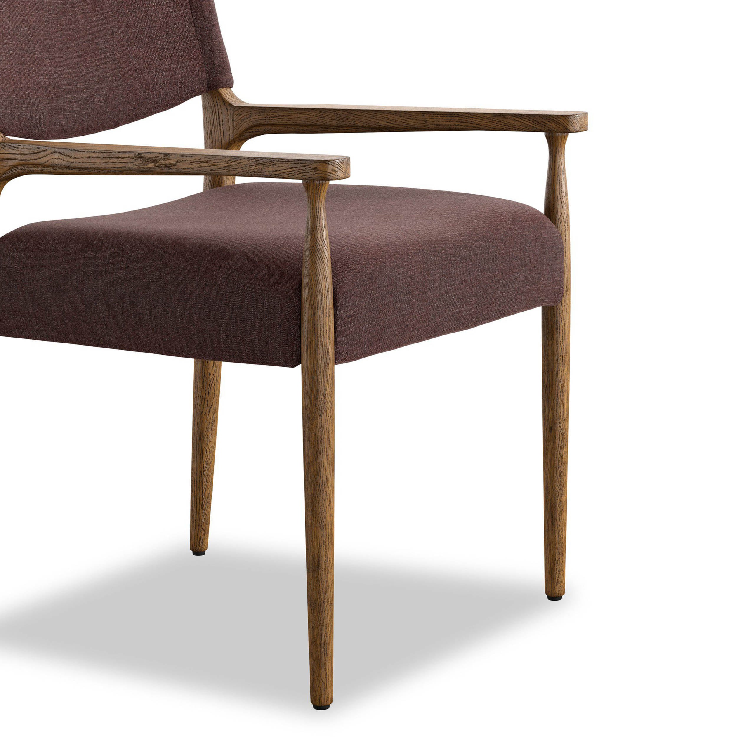Jayla Dining Armchair, Laughlin Plum