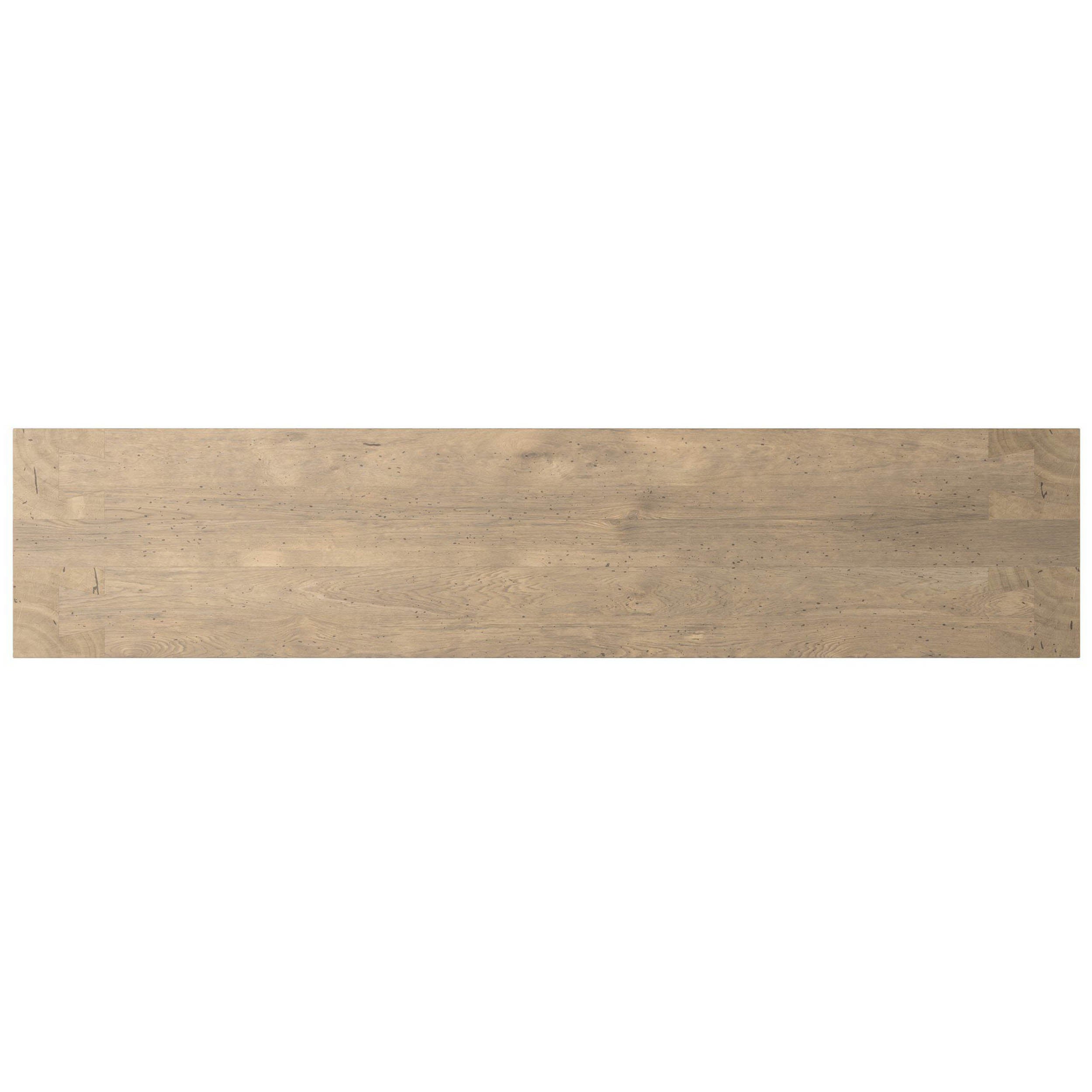 Abaso Accent Bench, Whitewash Rustic Wormwood Oak