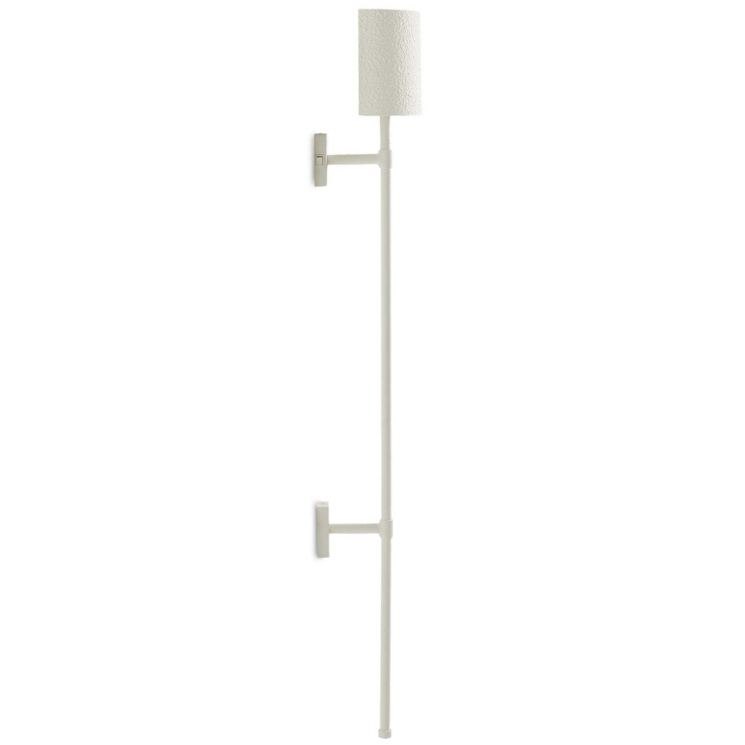 Maurice Sconce, Matte White Plaster