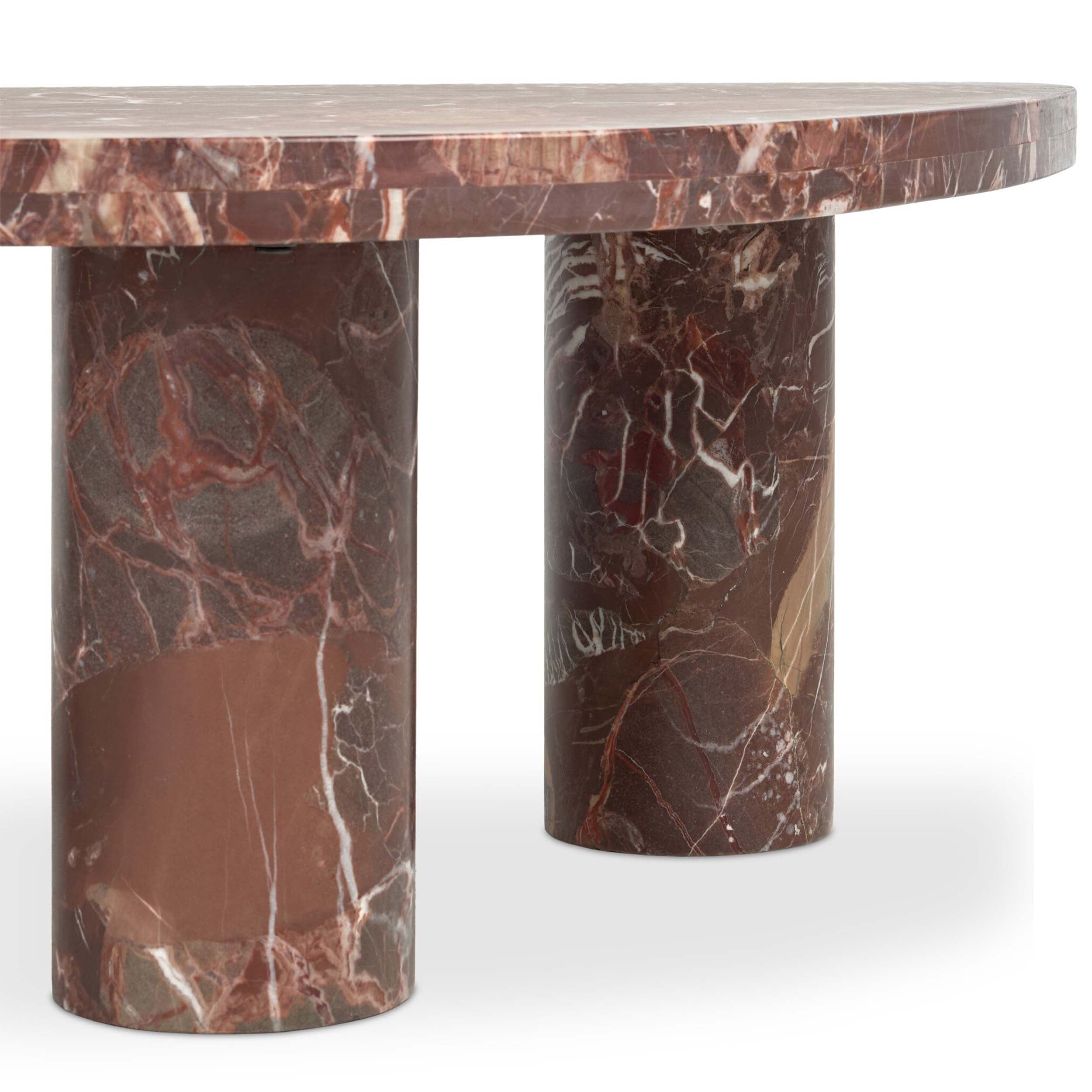 Zion Nesting Coffee Table, Merlot Marble