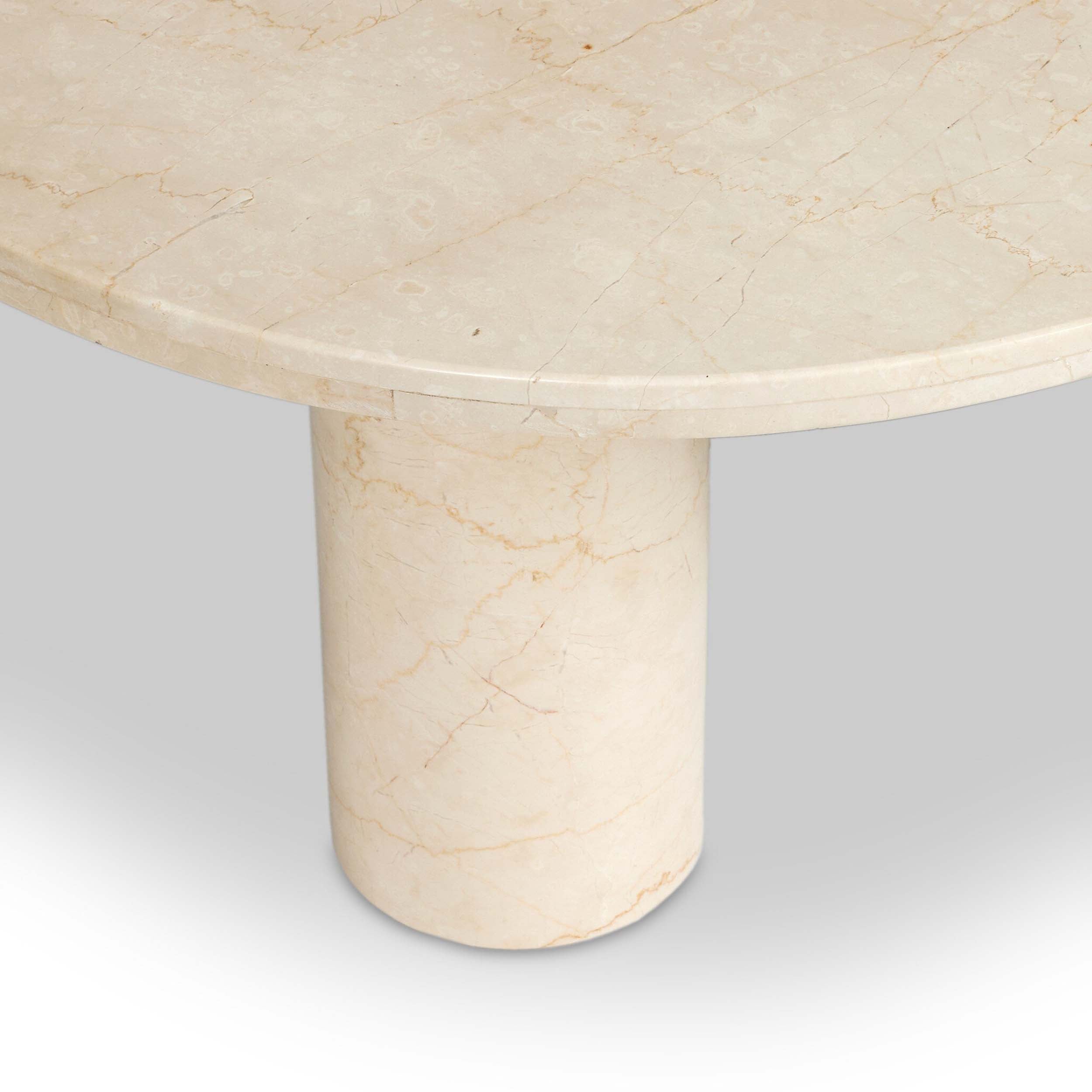 Zion Nesting Coffee Table, Cream Marble