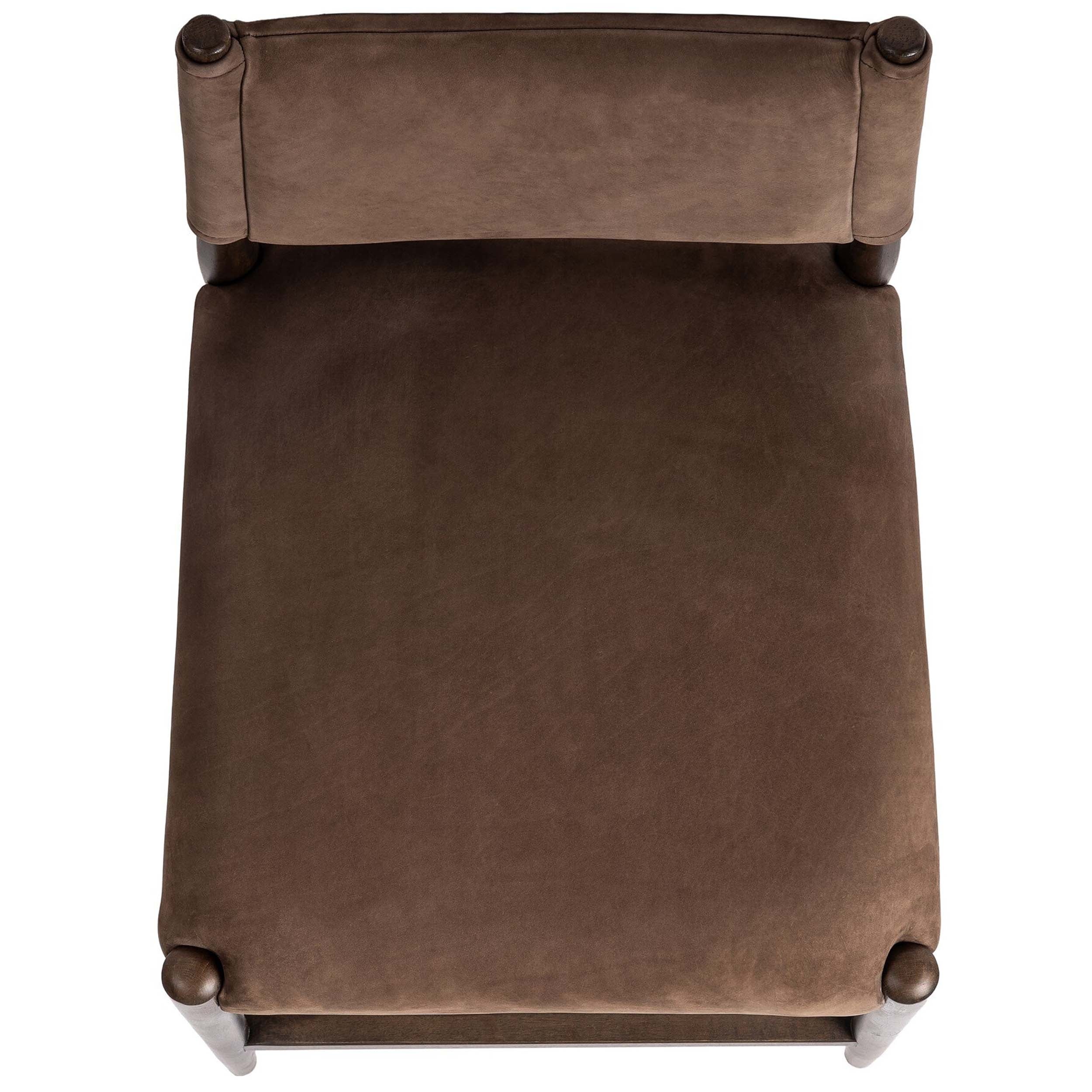 Jayla Counter Stool, Nubuck Cigar