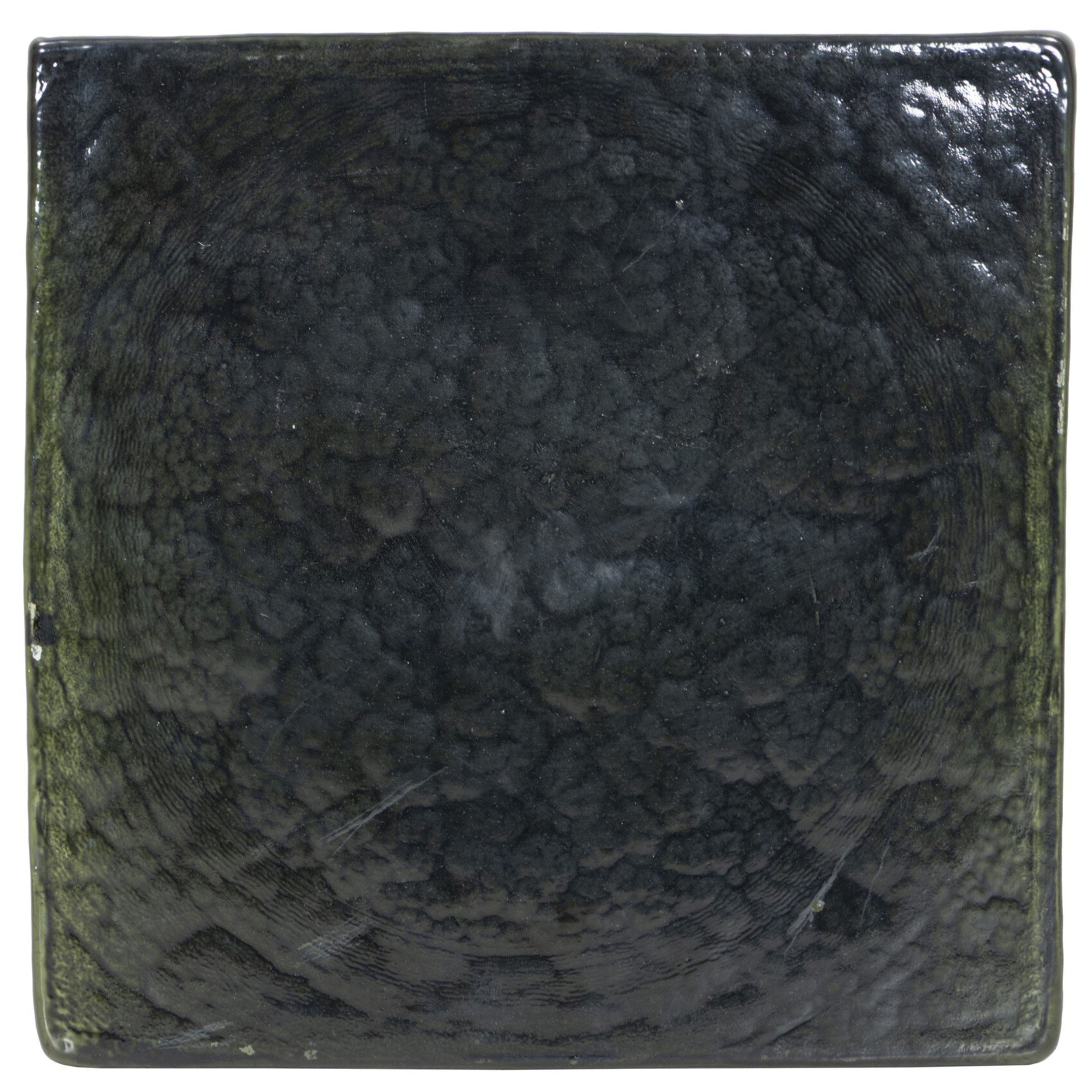 Dalston Nesting End Table Set, Moss Cast Glass