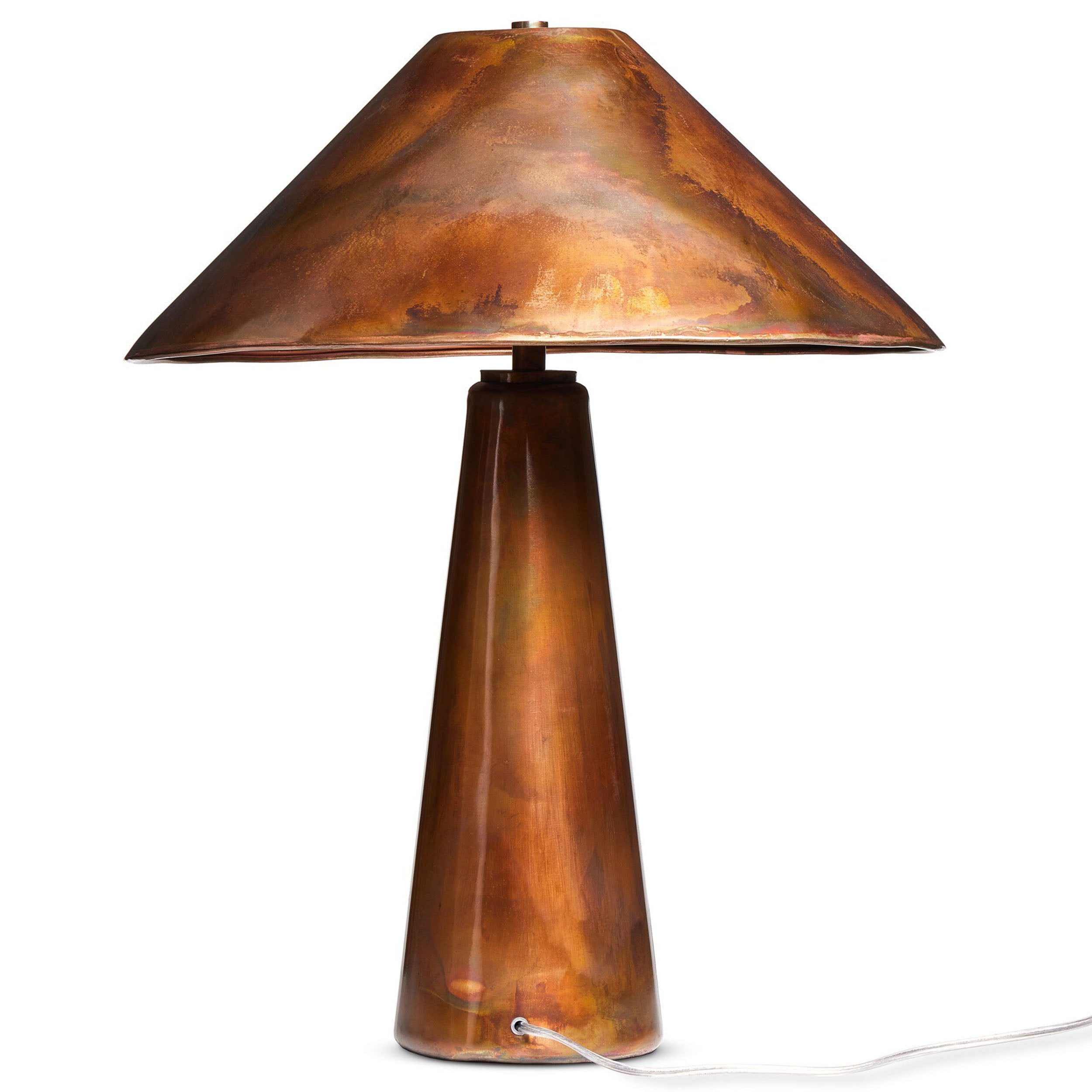 Romani Table Lamp, Iridescent Acid Wash