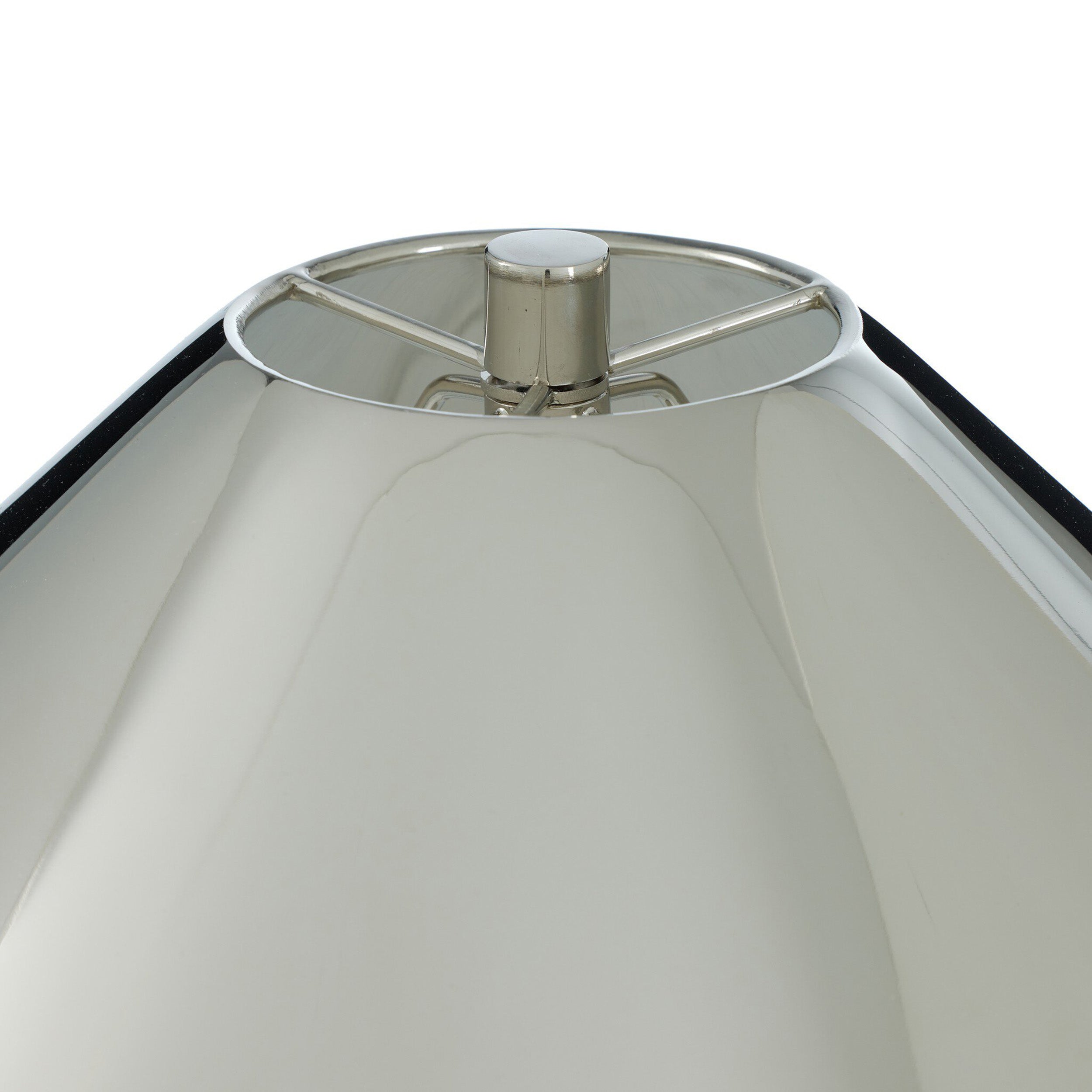 Romani Table Lamp, Nickel