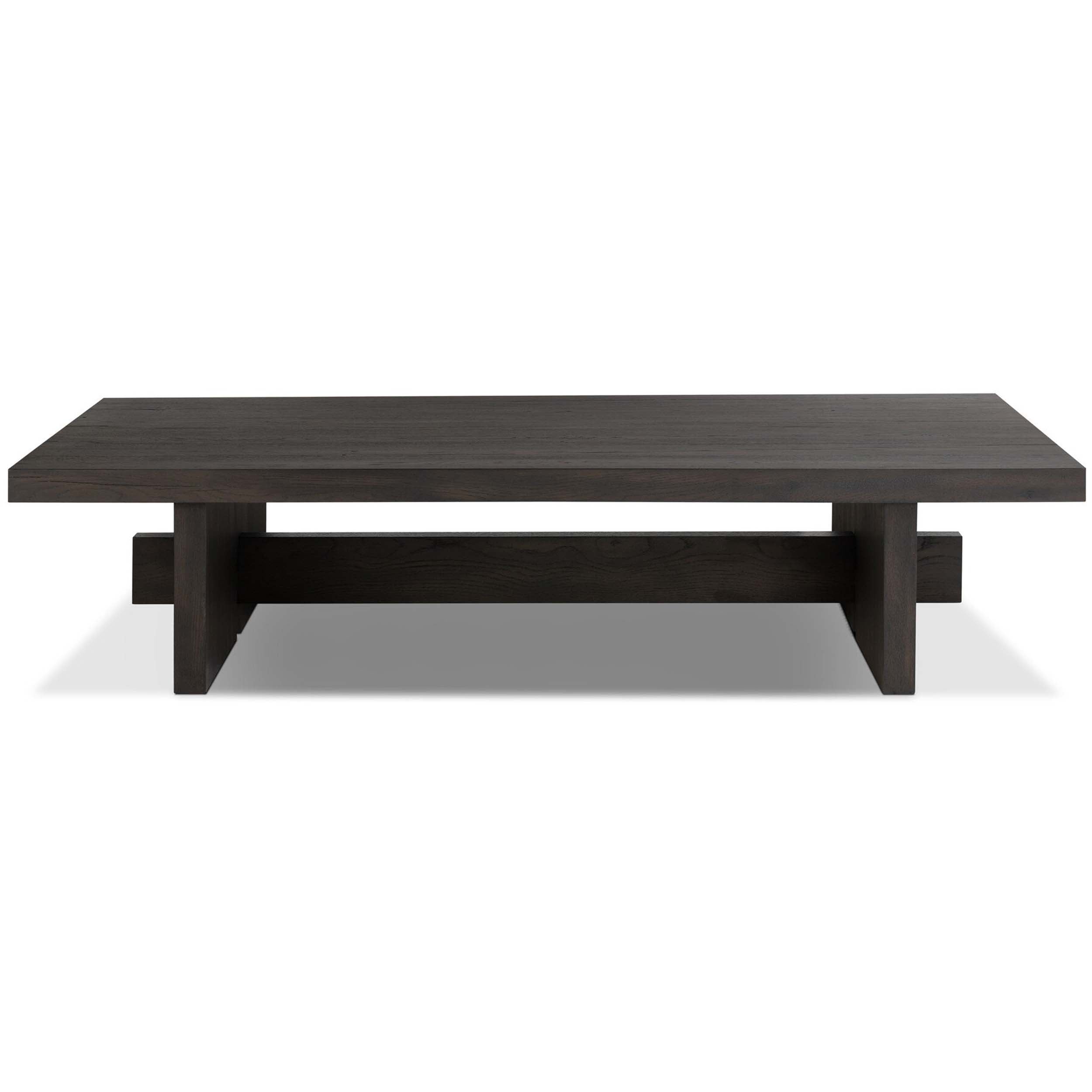 Isaac Coffee Table, Smoked Black Veneer