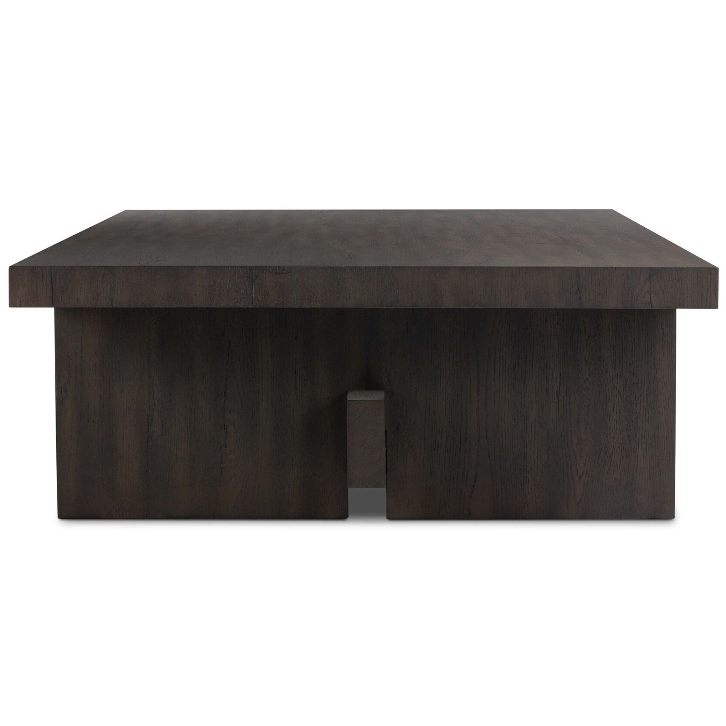 Isaac Coffee Table, Smoked Black Veneer