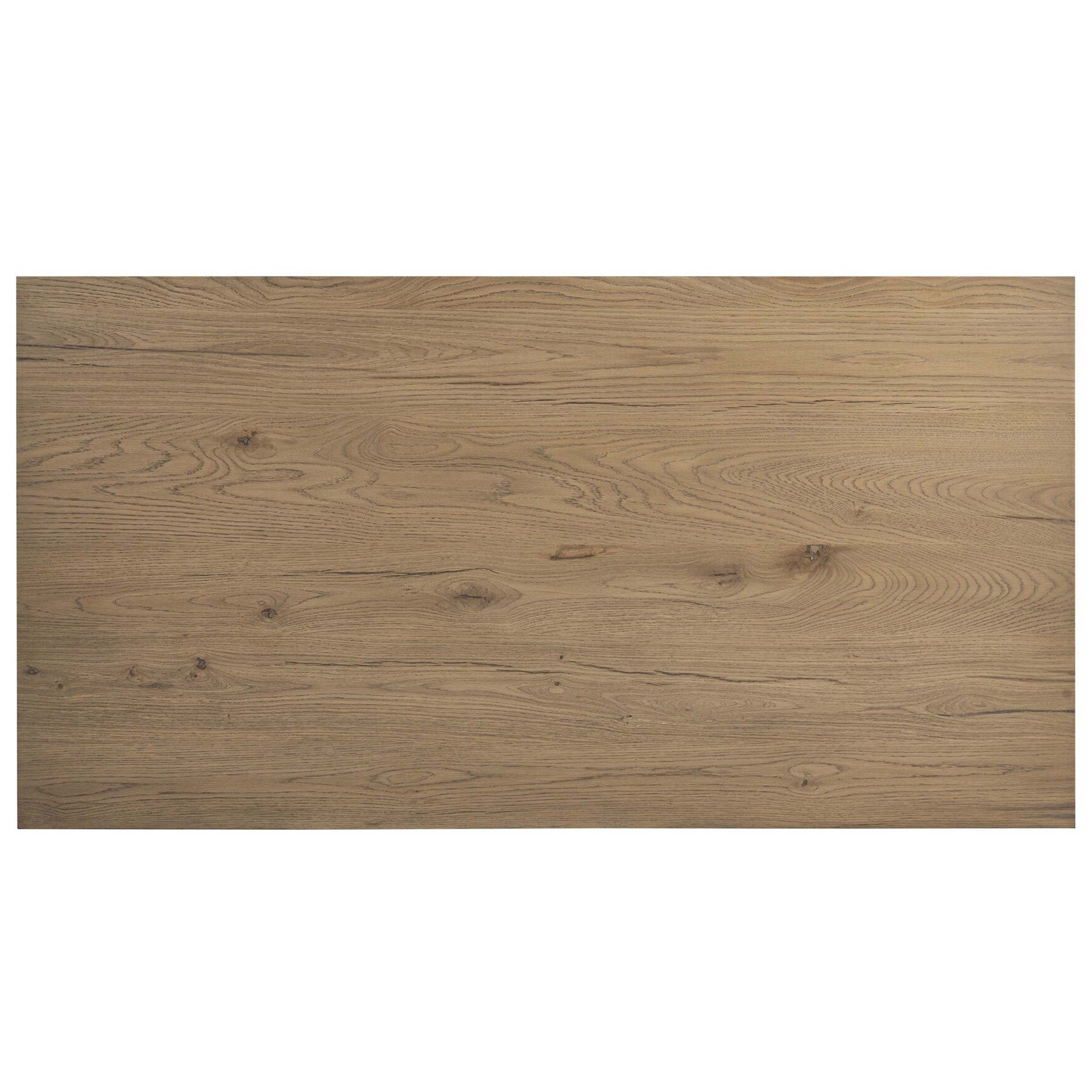 Isaac Coffee Table, Rubbed Light Oak Veneer