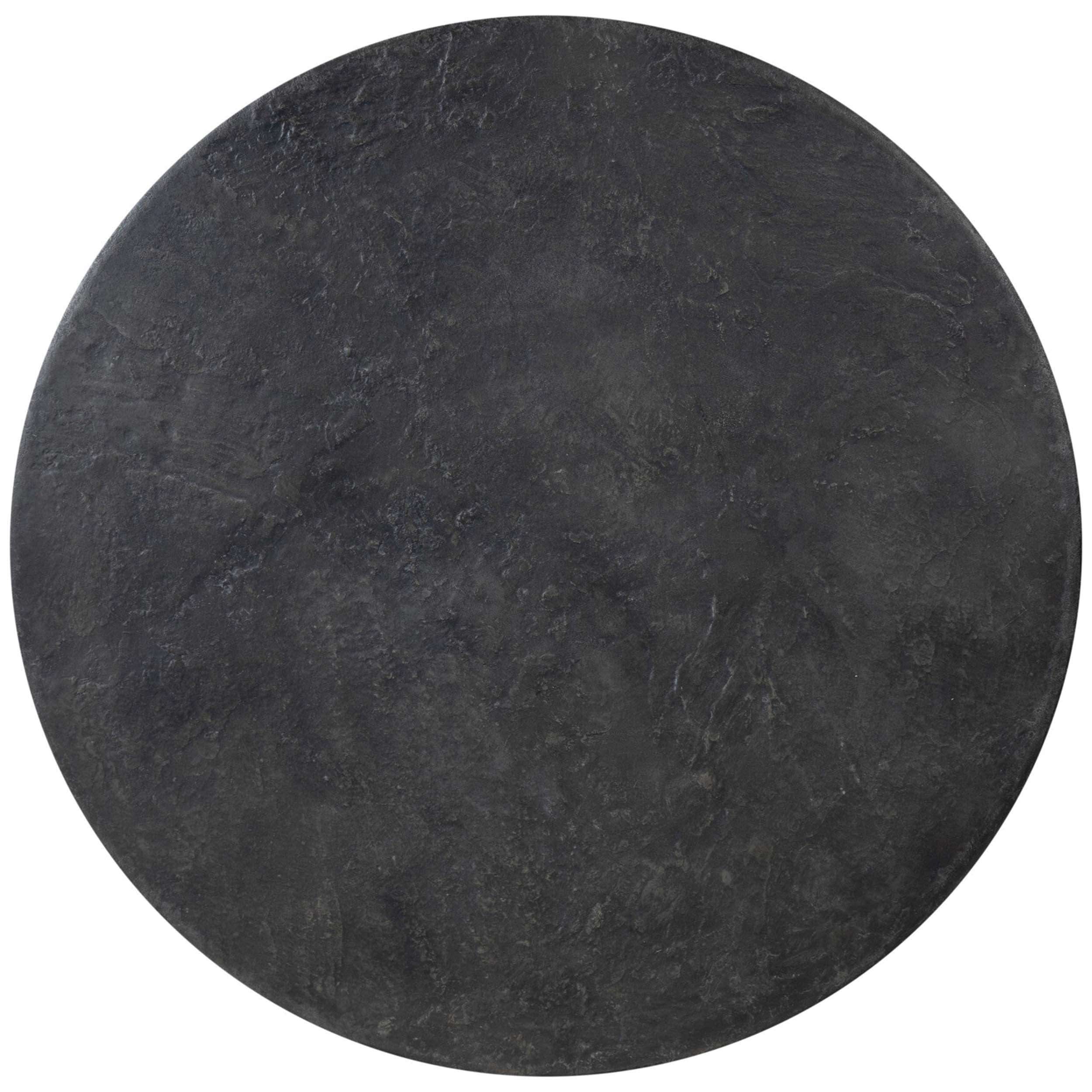 Bonnie Dining Table, Textured Black Concrete