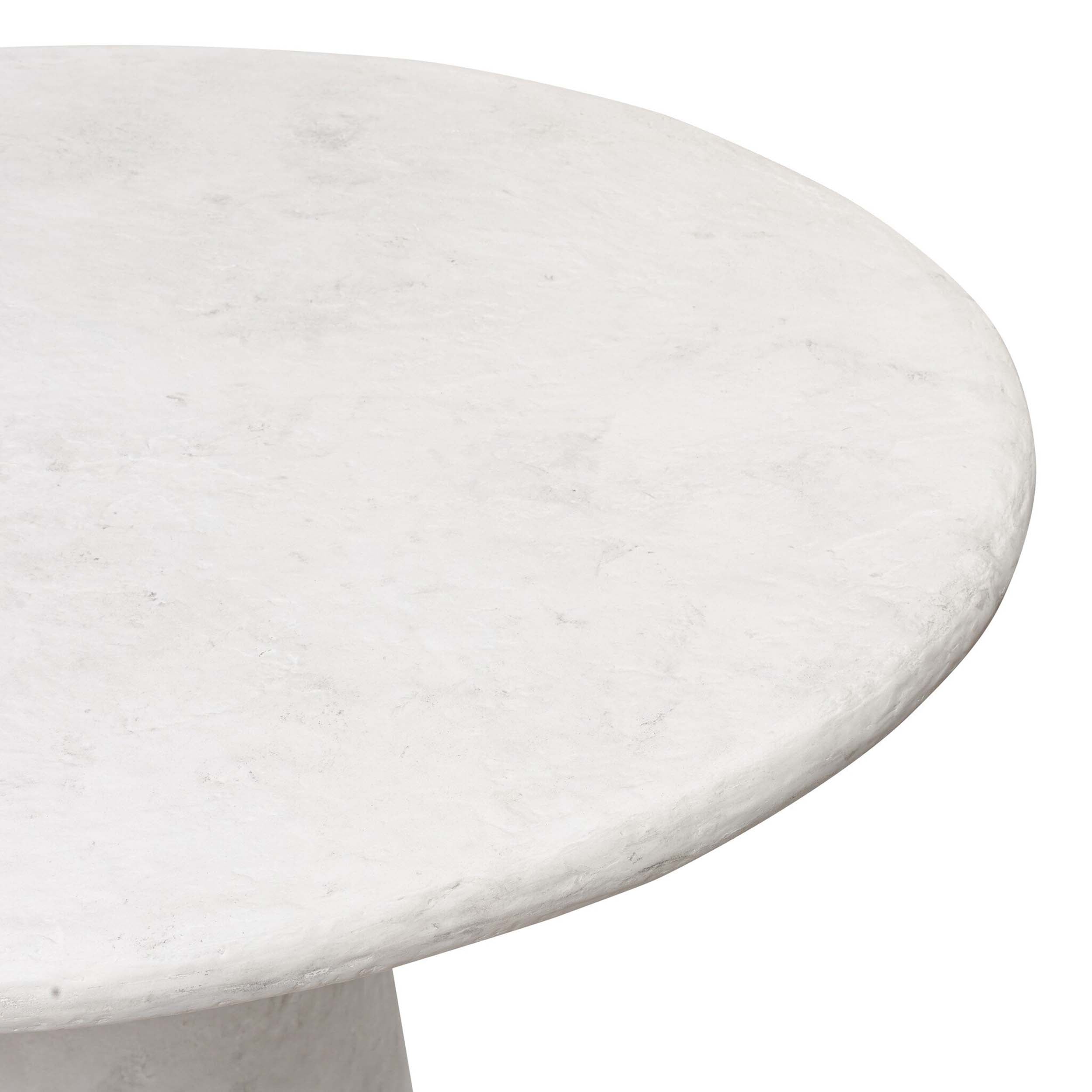 Janice Dining Table, Textured Lunar Concrete