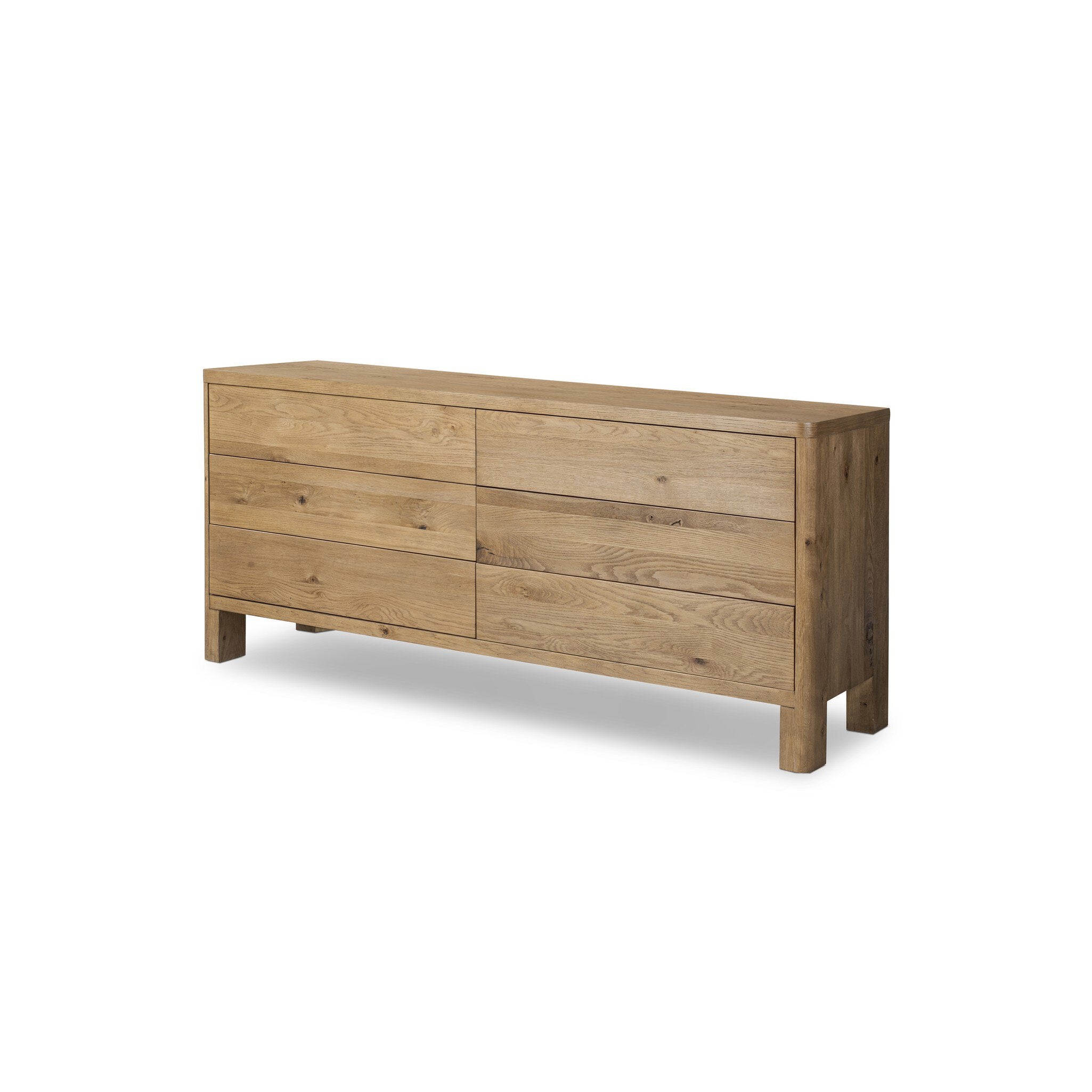 Noeline 6-Drawer Dresser, Resawn Worn Oak
