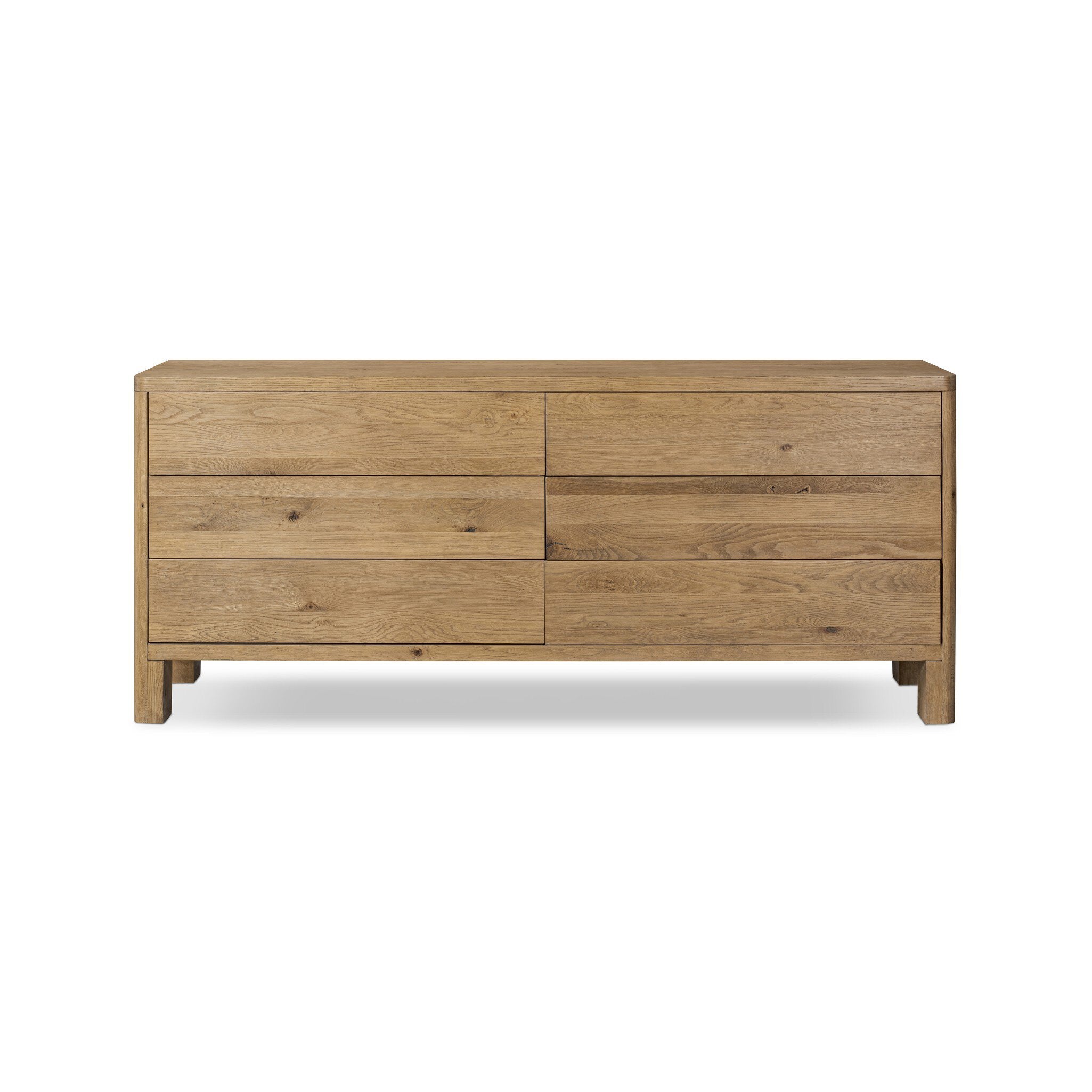Noeline 6-Drawer Dresser, Resawn Worn Oak