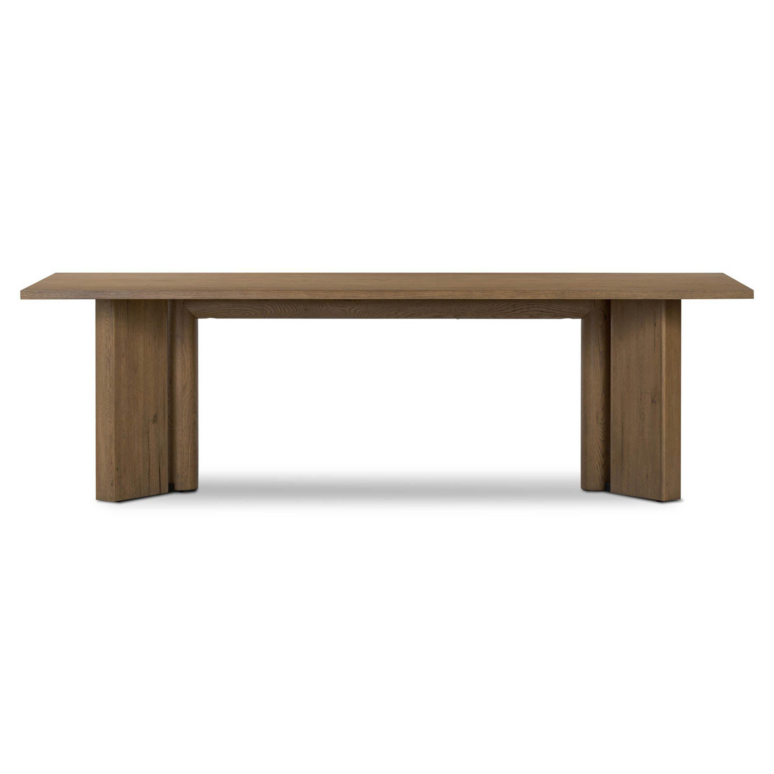 Huxley Dining Table, Rubbed Light Oak Veneer